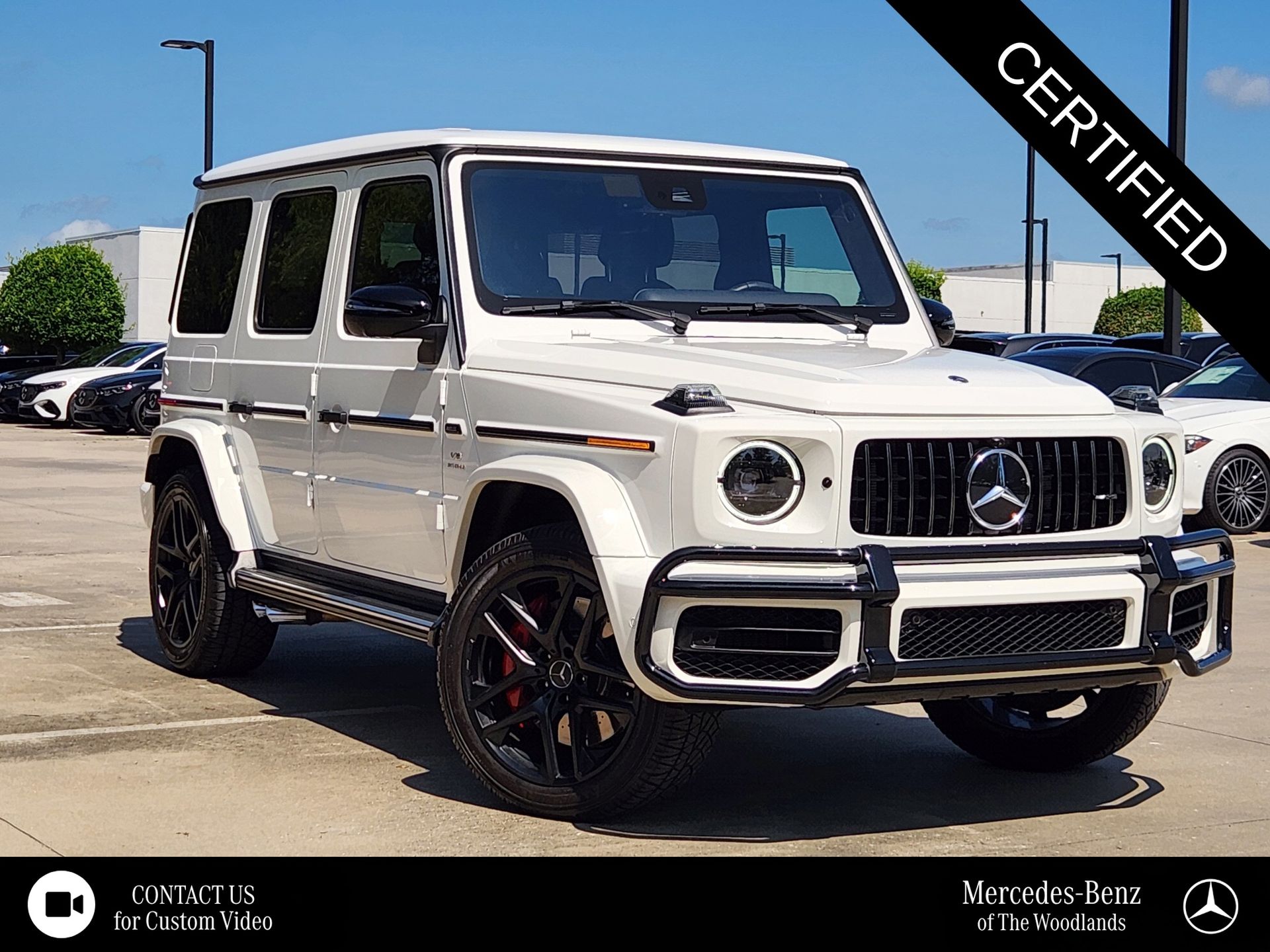 Polar White 2024 Mercedes-Benz G-Class AMG G 63 4MATIC SUV / Crossover All-Wheel Drive 9-Speed Automatic