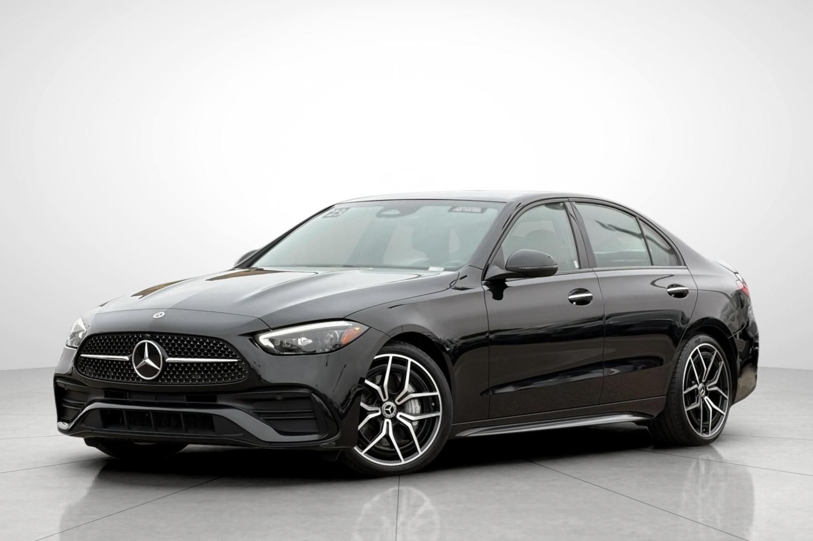 Obsidian Black Metallic 2023 Mercedes-Benz C-Class C 300 RWD Sedan Rear-Wheel Drive 9-Speed Automatic