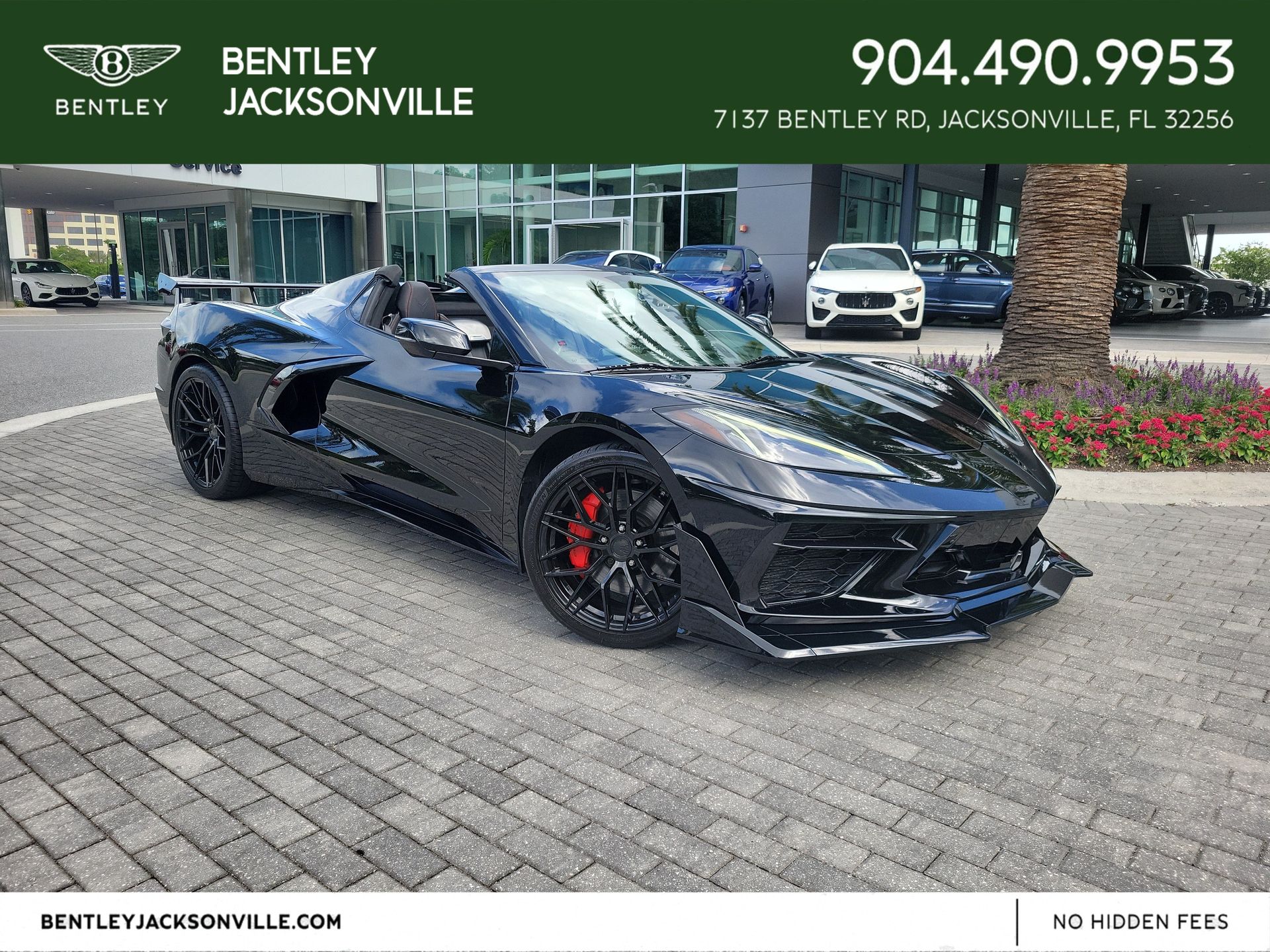 Black 2021 Chevrolet Corvette Convertible Rear-Wheel Drive 8-Speed Dual Clutch
