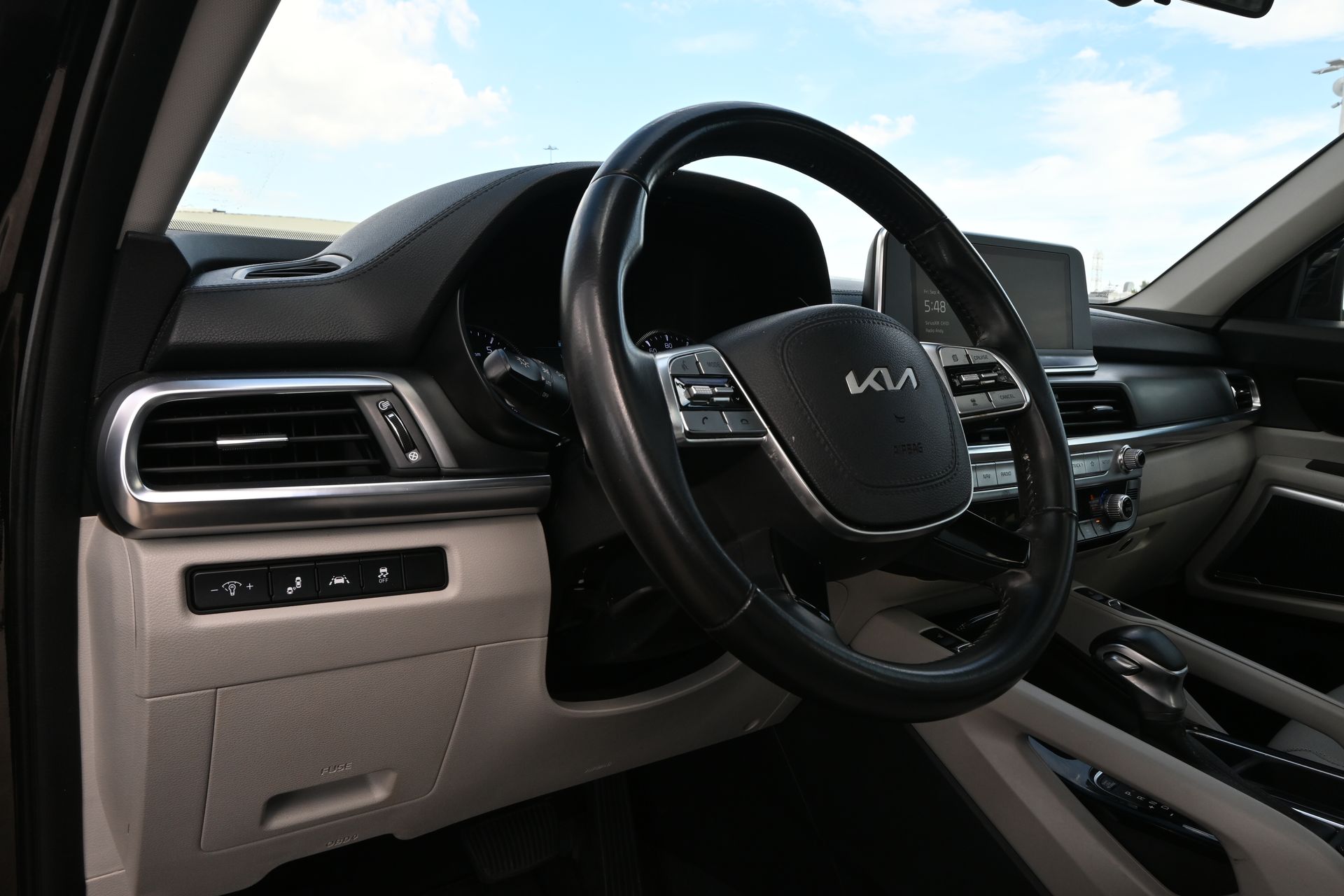2022 Kia Telluride S Black at DeMontrond Auto Country