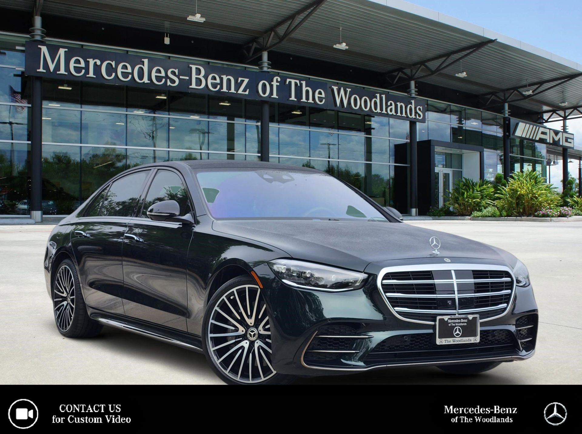 Emerald Green Metallic 2024 Mercedes-Benz S-Class S 580 4MATIC Sedan All-Wheel Drive 9-Speed Automatic