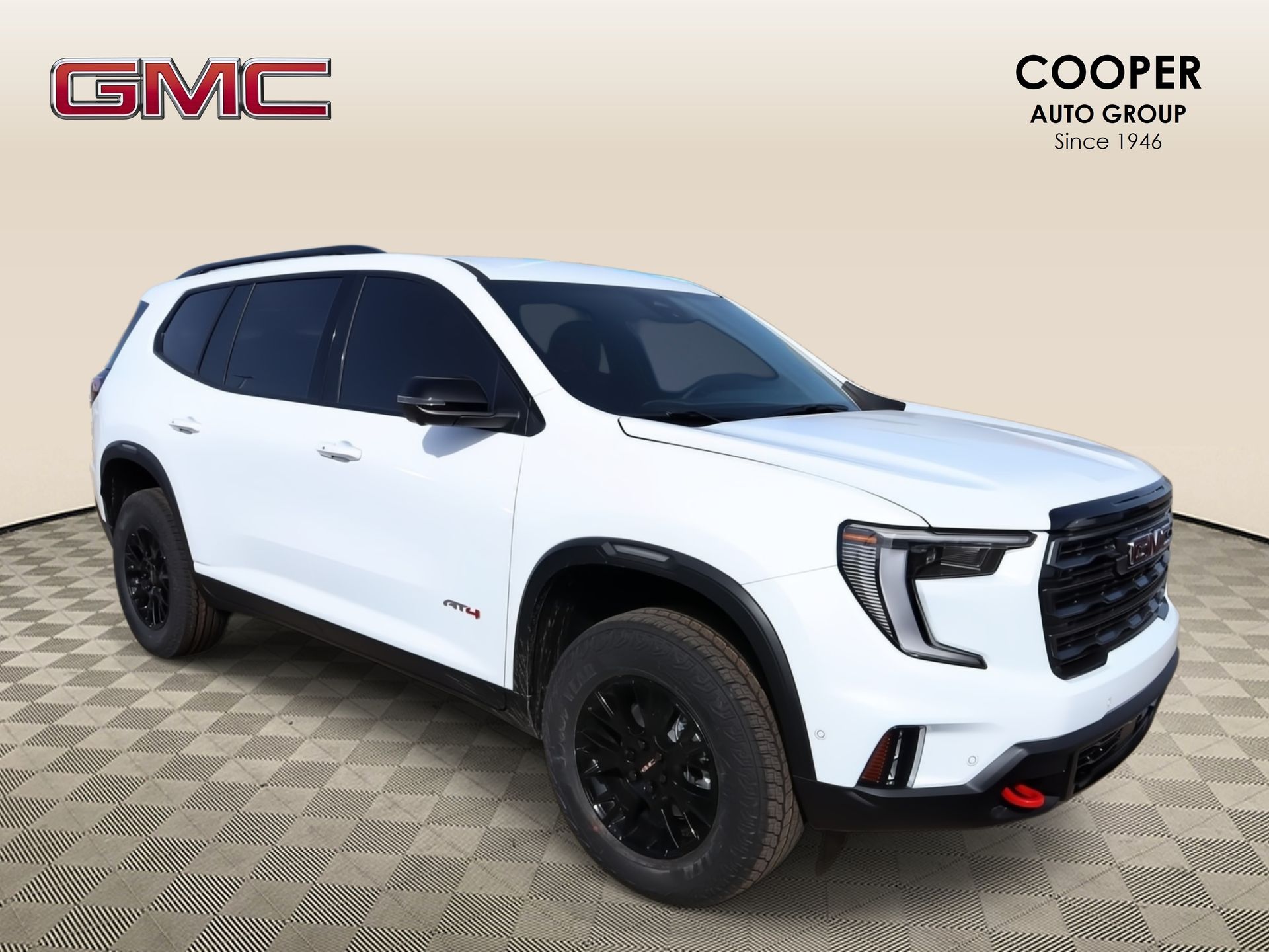 Summit White 2026 GMC Acadia SUV / Crossover Four-Wheel Drive 8-Speed Automatic