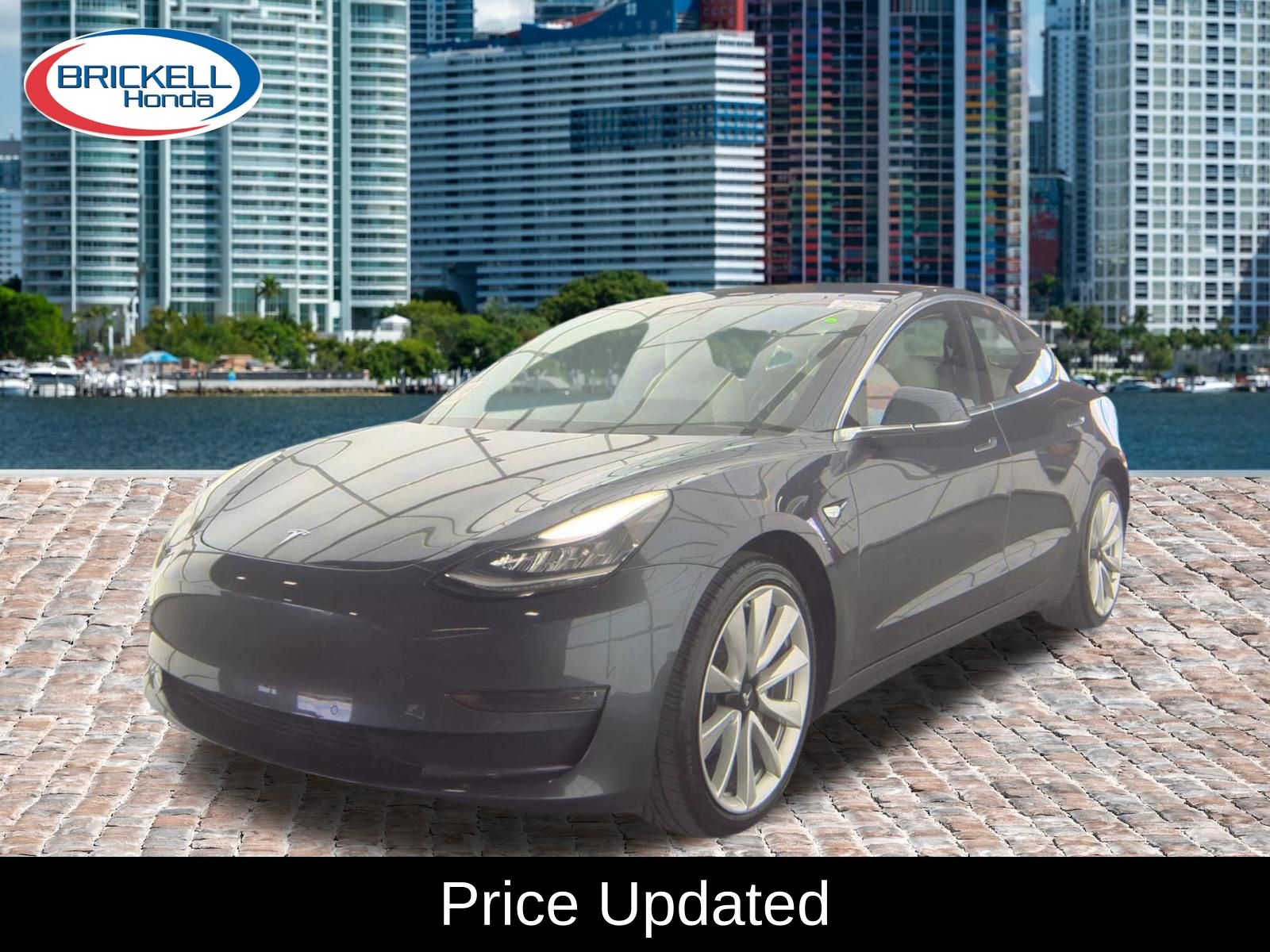 Solid Black 2018 Tesla Model 3 Sedan Rear-Wheel Drive 1-Speed Automatic