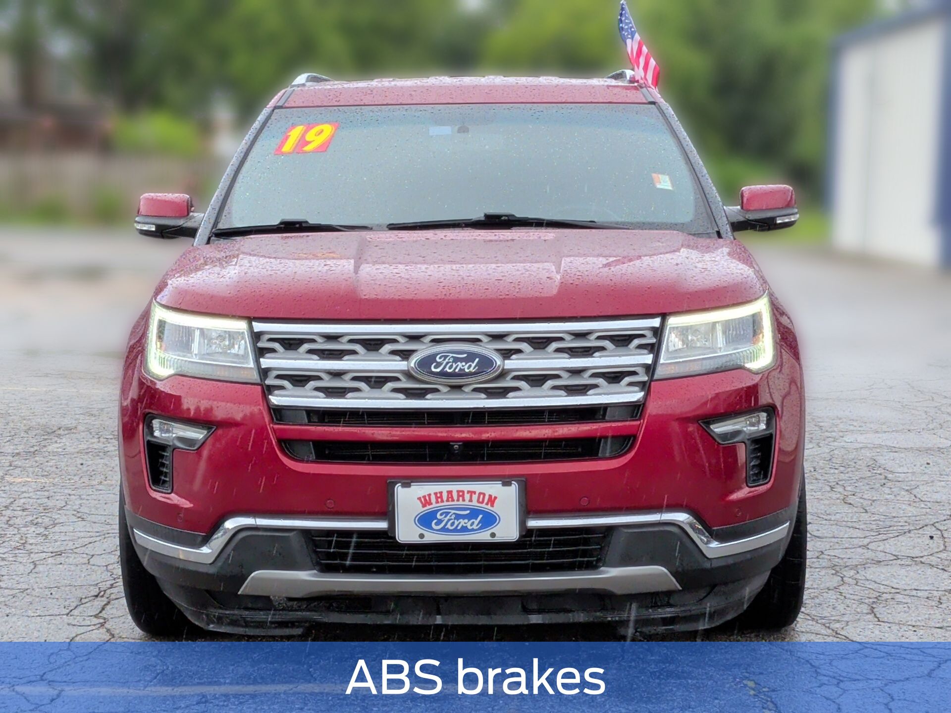 2019 Ford Explorer Limited Red at Autostrade
