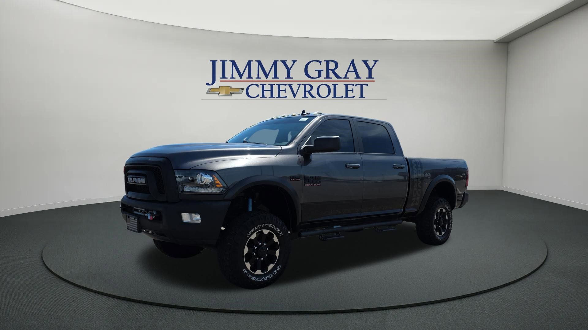 Gray (Granite Crystal Metallic Clearcoat) 2018 RAM 2500 Power Wagon Crew Cab 4WD Pickup Truck Four-Wheel Drive 6-Speed Automatic