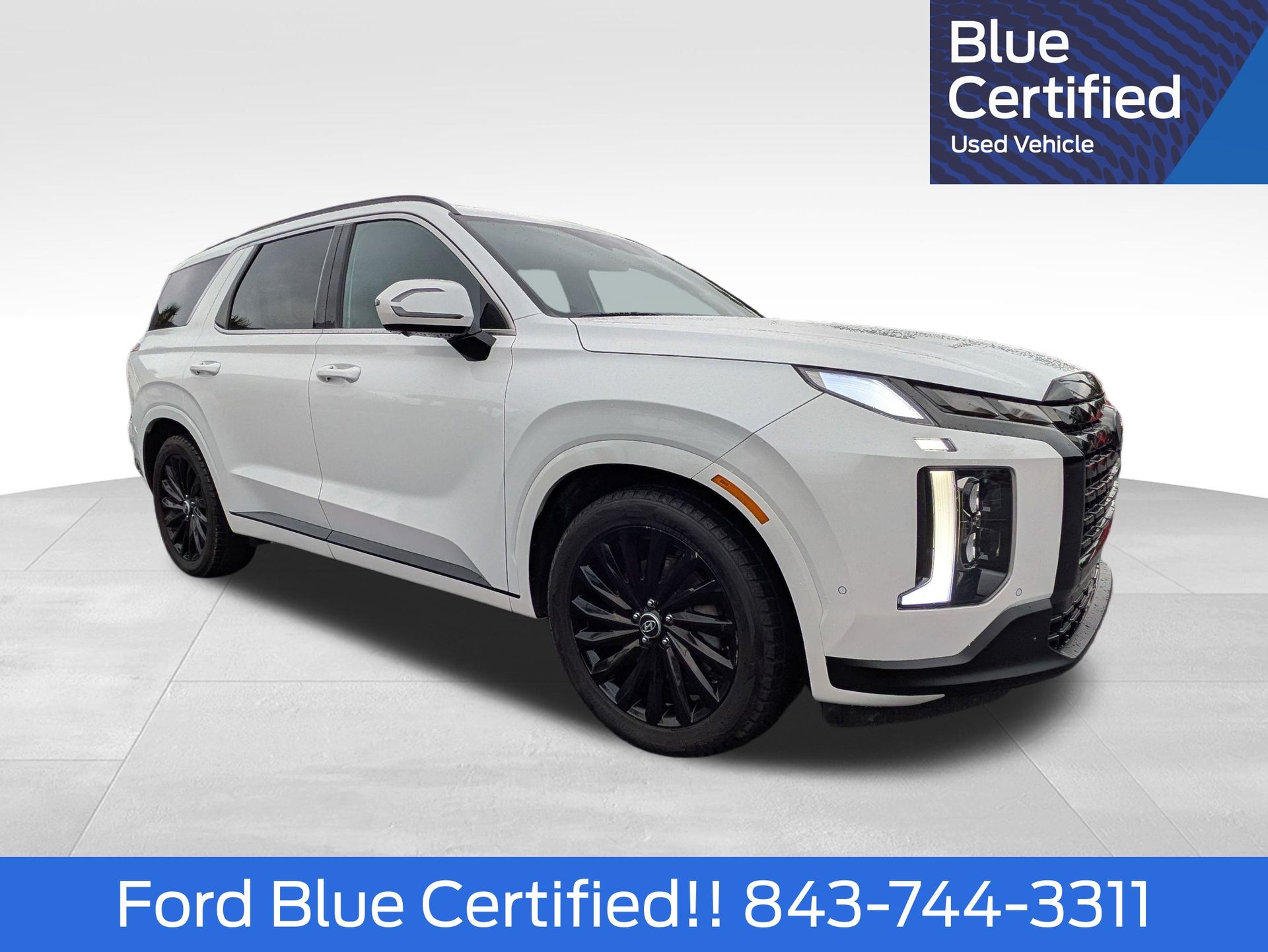 2024 Hyundai Palisade Calligraphy Night Edition White at Bob Mills Chevrolet