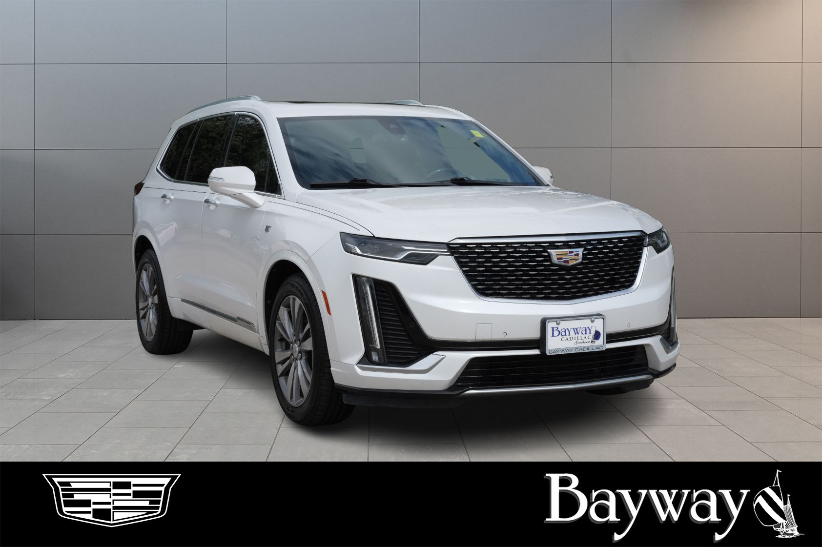 2020 Cadillac XT6 Premium Luxury White at DeMontrond Gulf Freeway