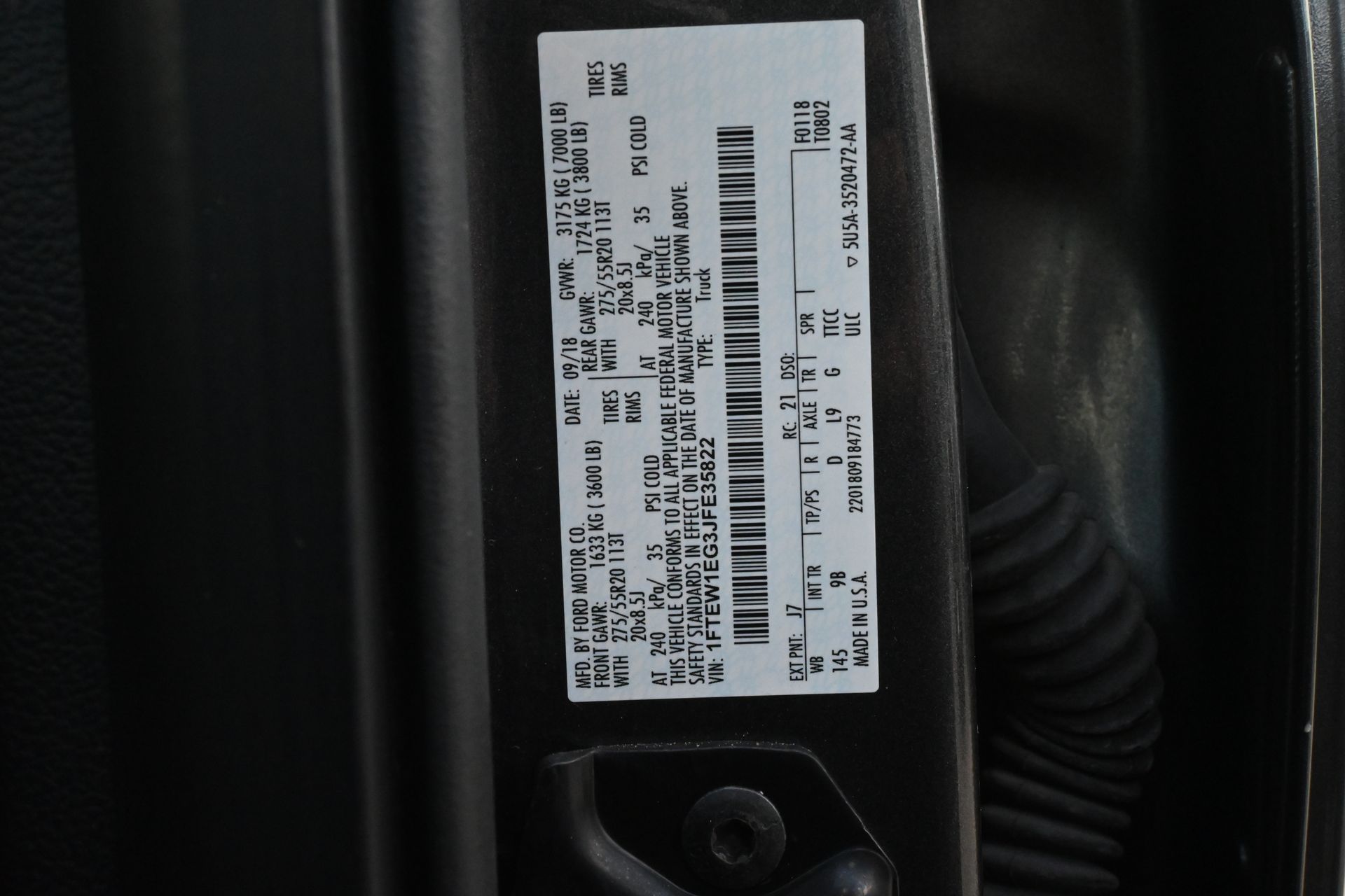 2018 Ford F-150 Platinum Gray at Classic Elite Chevrolet Sugar Land