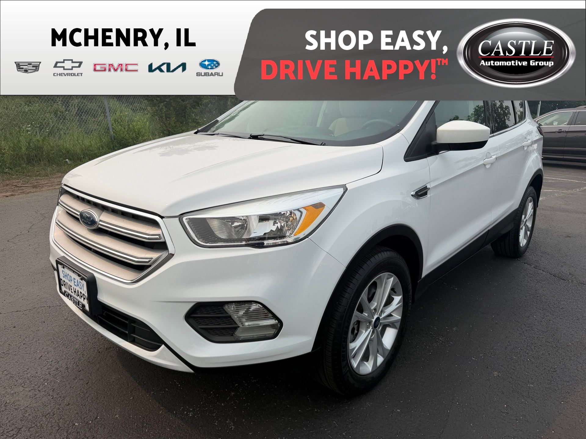 Oxford White 2019 Ford Escape SUV / Crossover All-Wheel Drive 6-Speed Automatic
