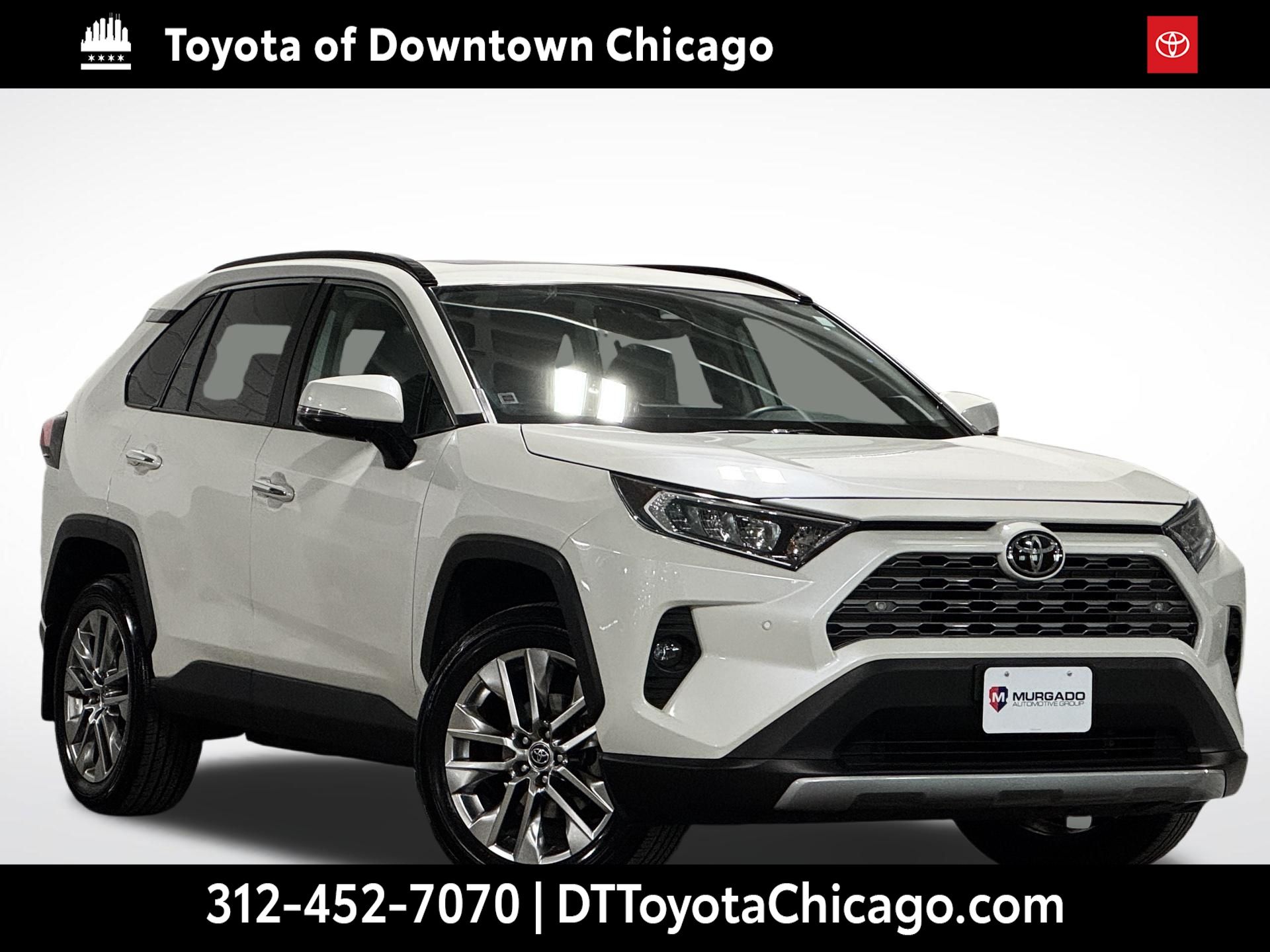 White (Blizzard Pearl) 2021 Toyota RAV4 Limited AWD SUV / Crossover All-Wheel Drive 8-Speed Automatic