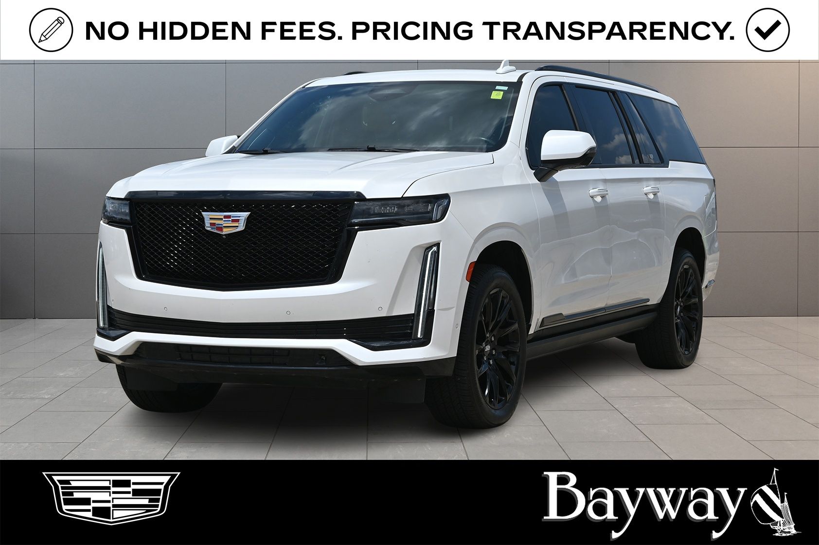 2023 Cadillac Escalade ESV Sport White at Bayway Cadillac of The Woodlands