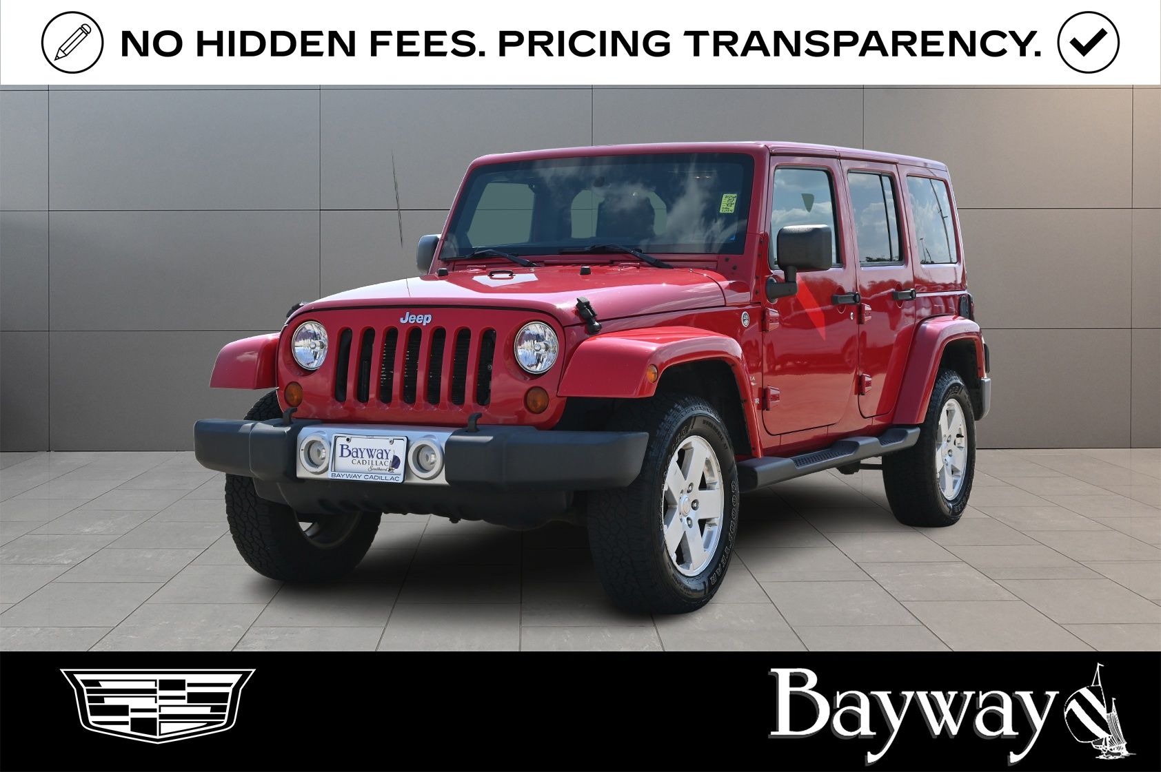 2012 Jeep Wrangler Unlimited Sahara Red at Emmons Autoplex