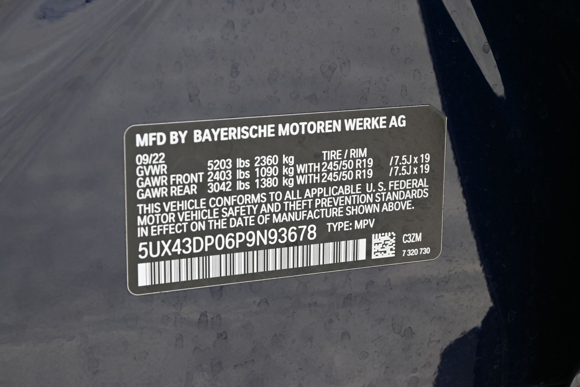 2023 BMW X3 sDrive30i Blue at DeMontrond Auto Country
