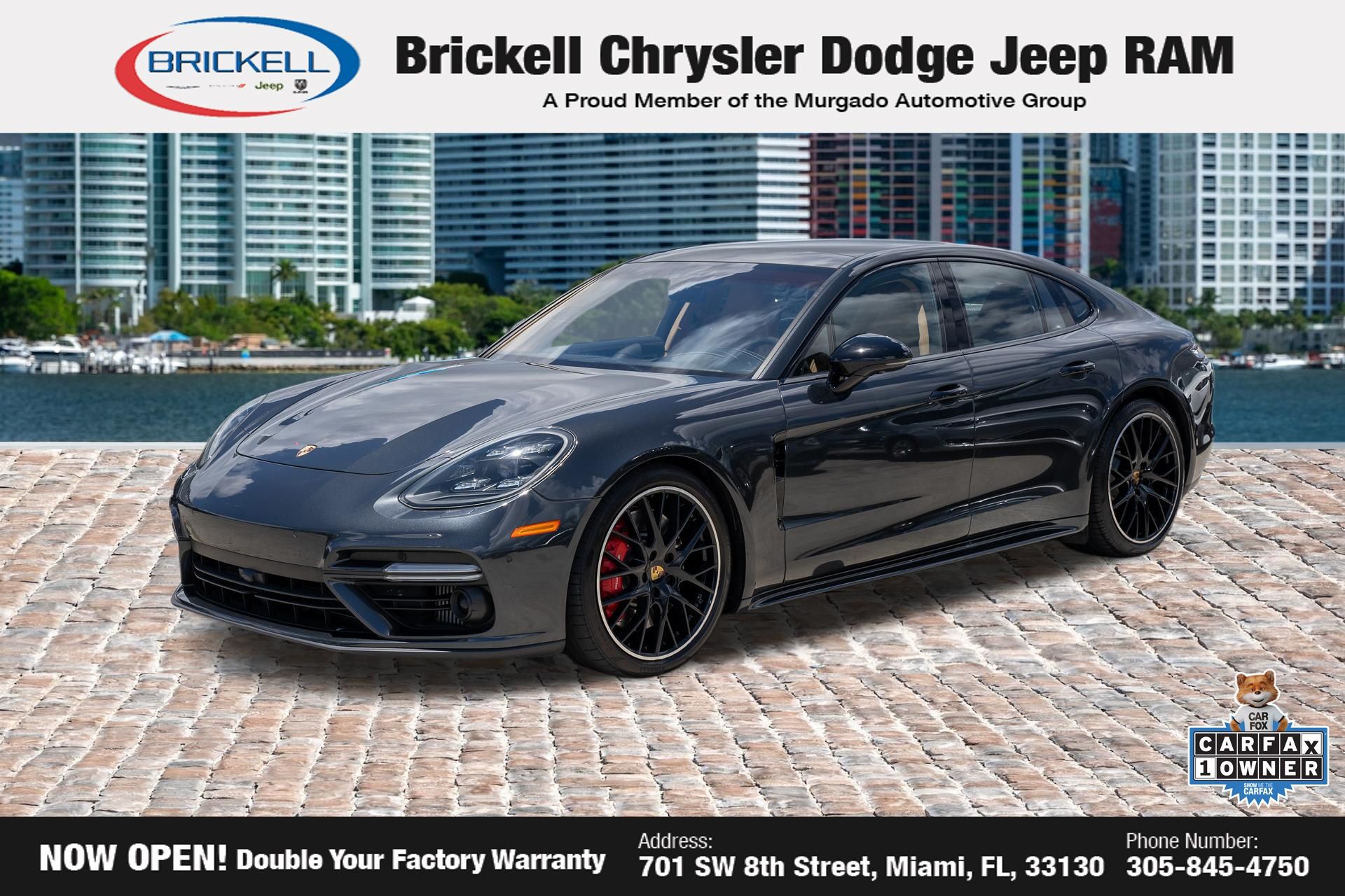 Black 2019 Porsche Panamera Turbo AWD Sedan All-Wheel Drive 8-Speed Automatic