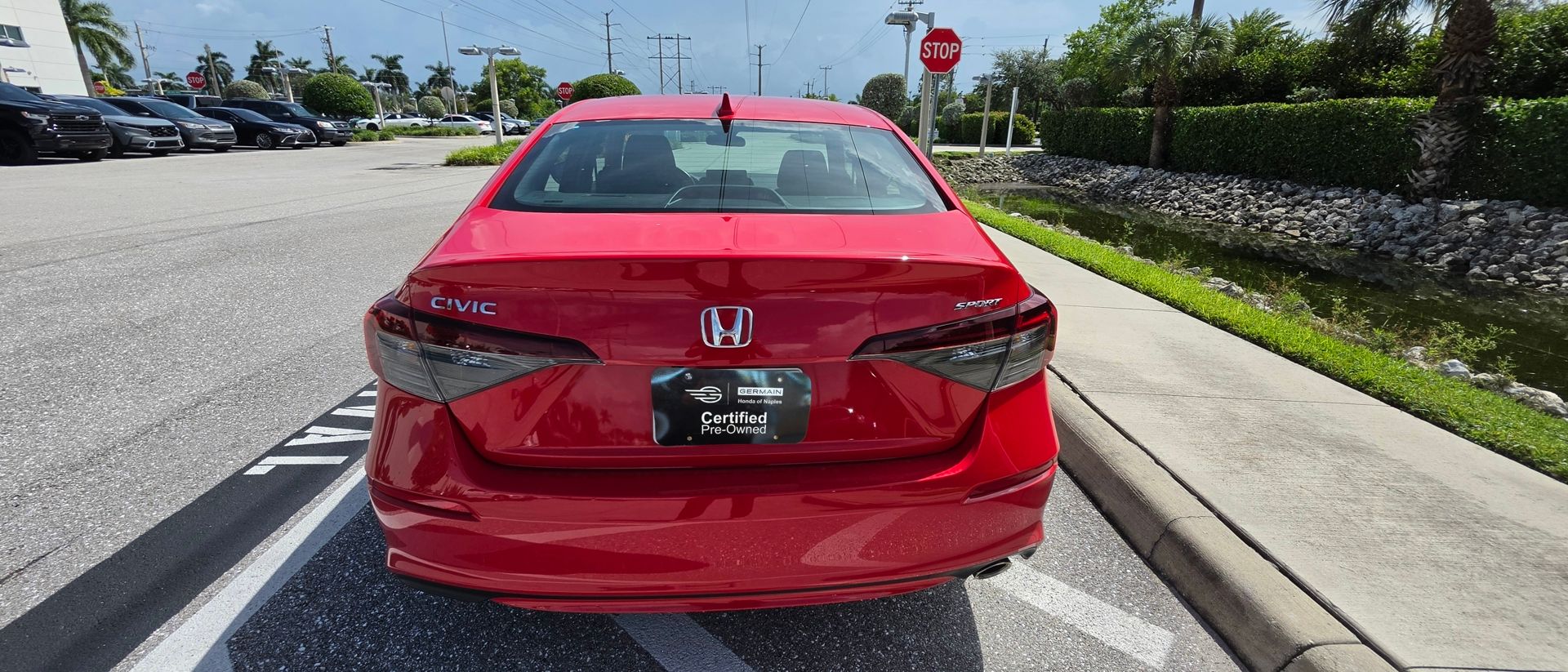 Certified Used 2025 Red Honda Sport image 6