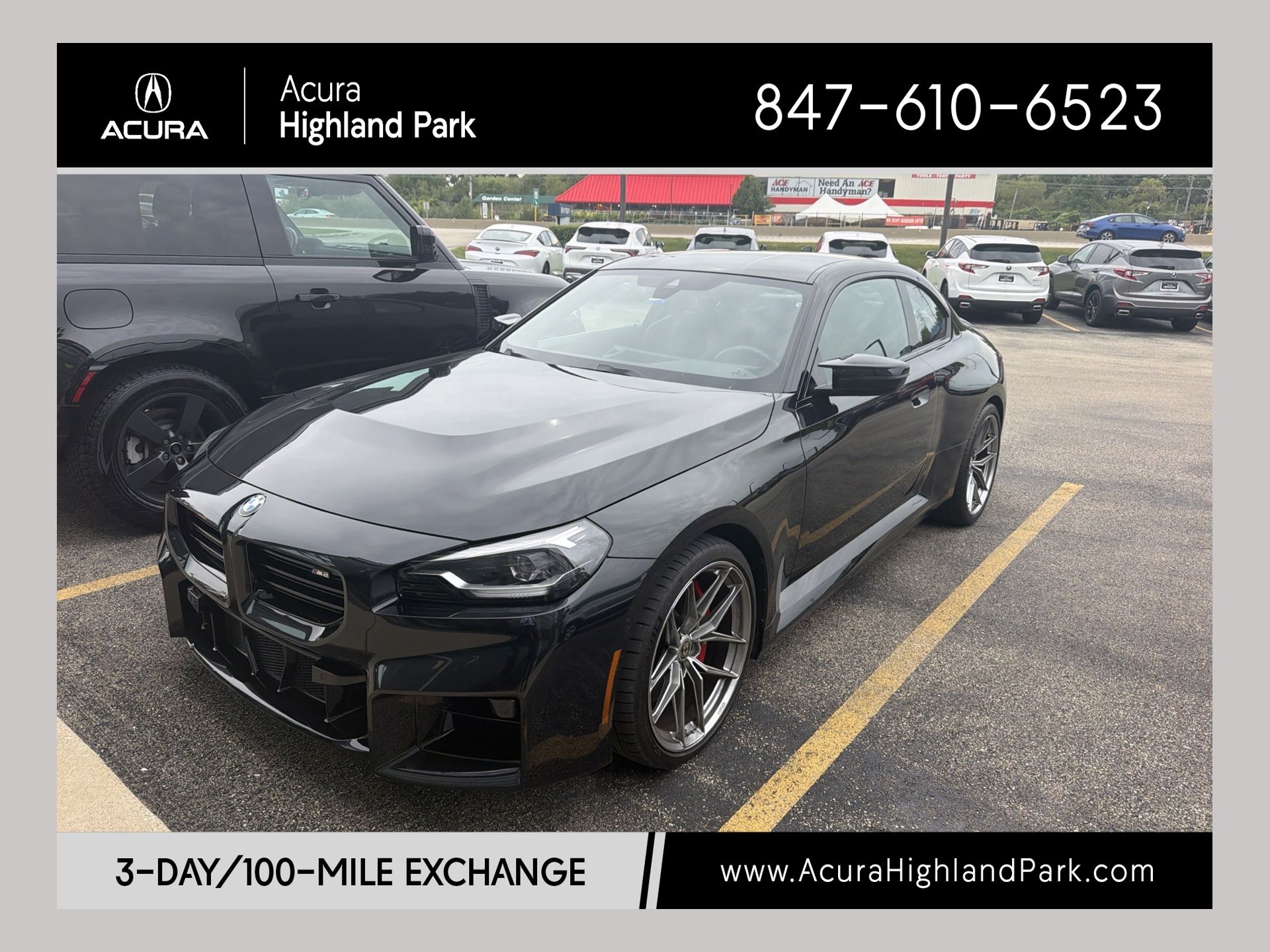 Black Sapphire Metallic 2024 BMW M2 Coupe Rear-Wheel Drive 6-Speed Manual