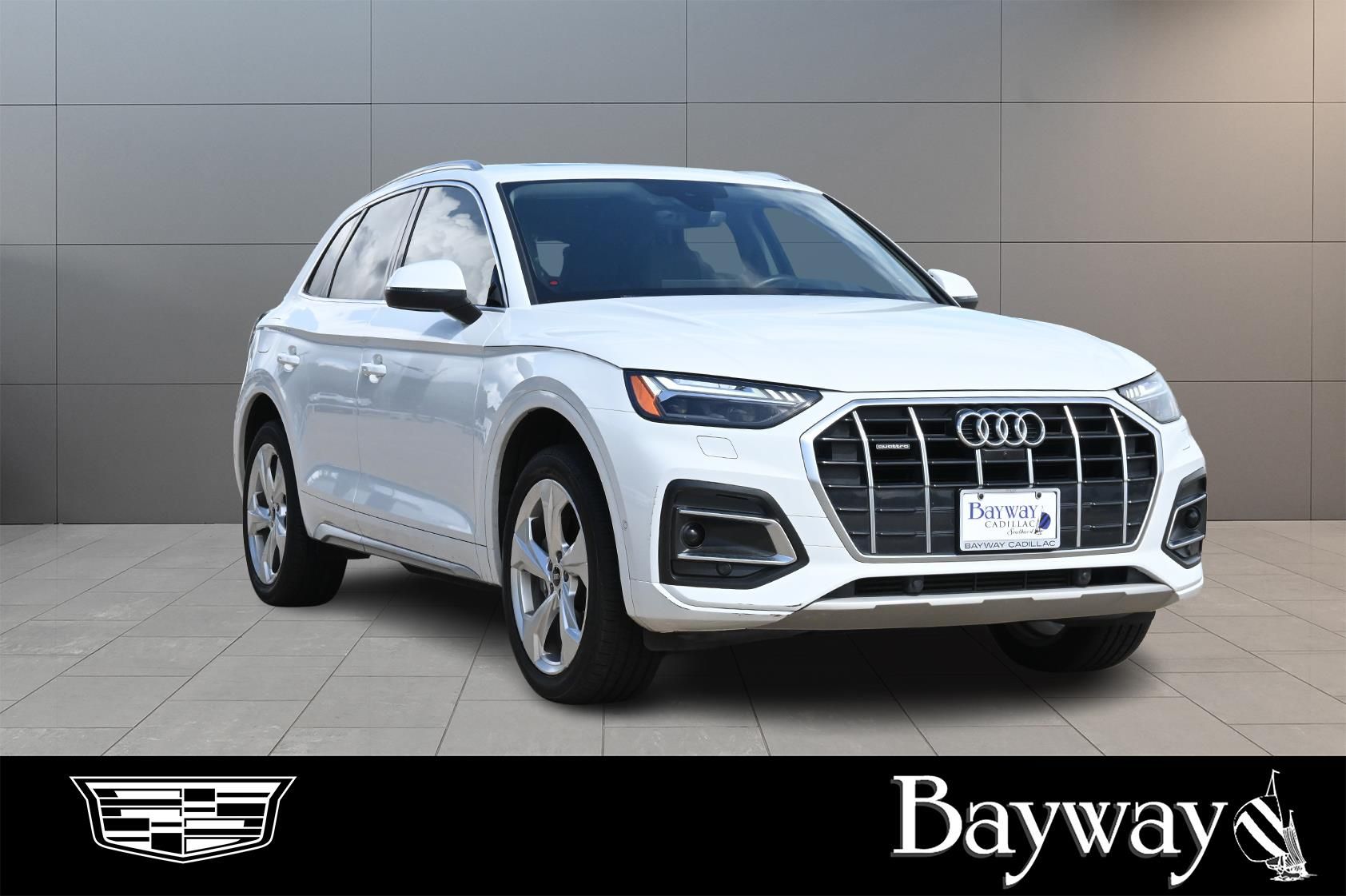 2021 Audi Q5 45 Prestige White at Genesis of Spring