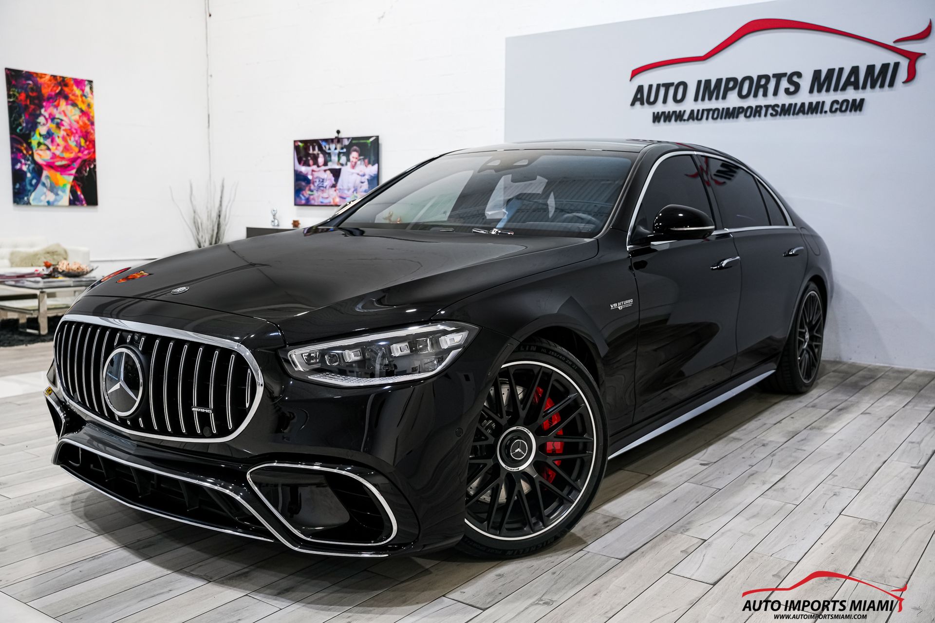 Obsidian Black Metallic 2025 Mercedes-Benz S-Class AMG S 63 E Performance 4MATIC Sedan All-Wheel Drive 9-Speed Automatic
