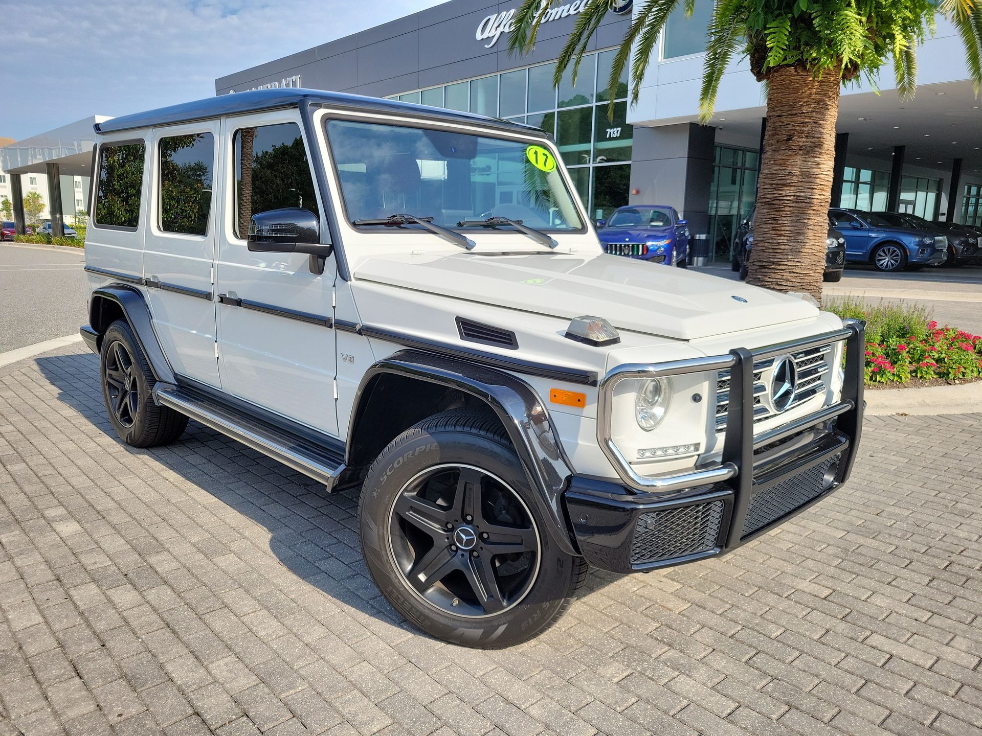 White 2017 Mercedes-Benz G-Class SUV / Crossover All-Wheel Drive 7-Speed Automatic