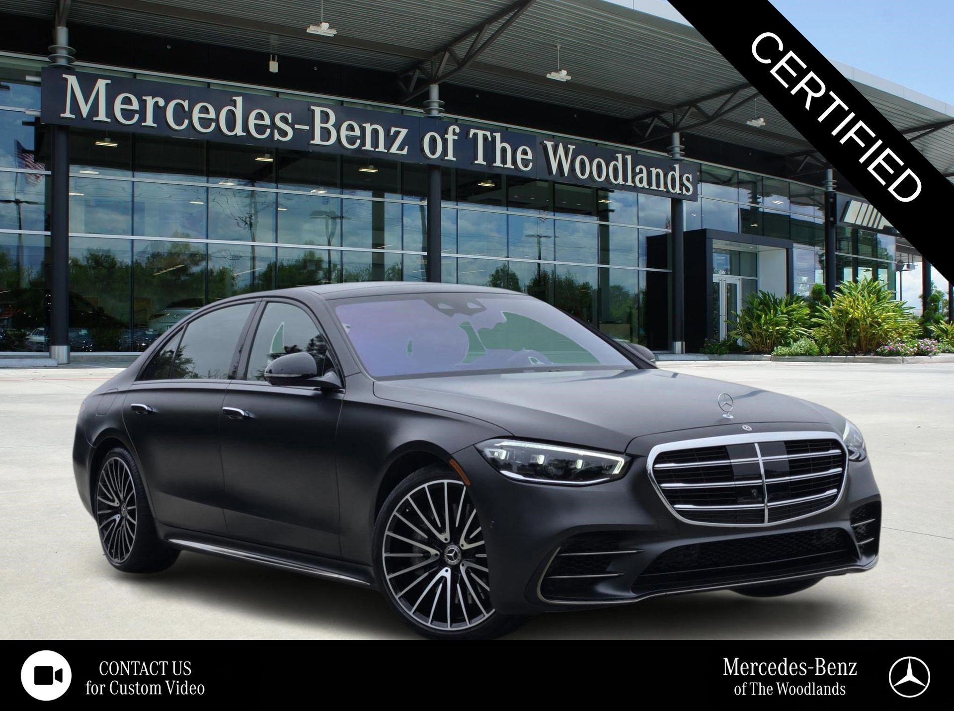 MANUFAKTUR Graphite Gray Magno 2024 Mercedes-Benz S-Class Sedan All-Wheel Drive 9-Speed Automatic