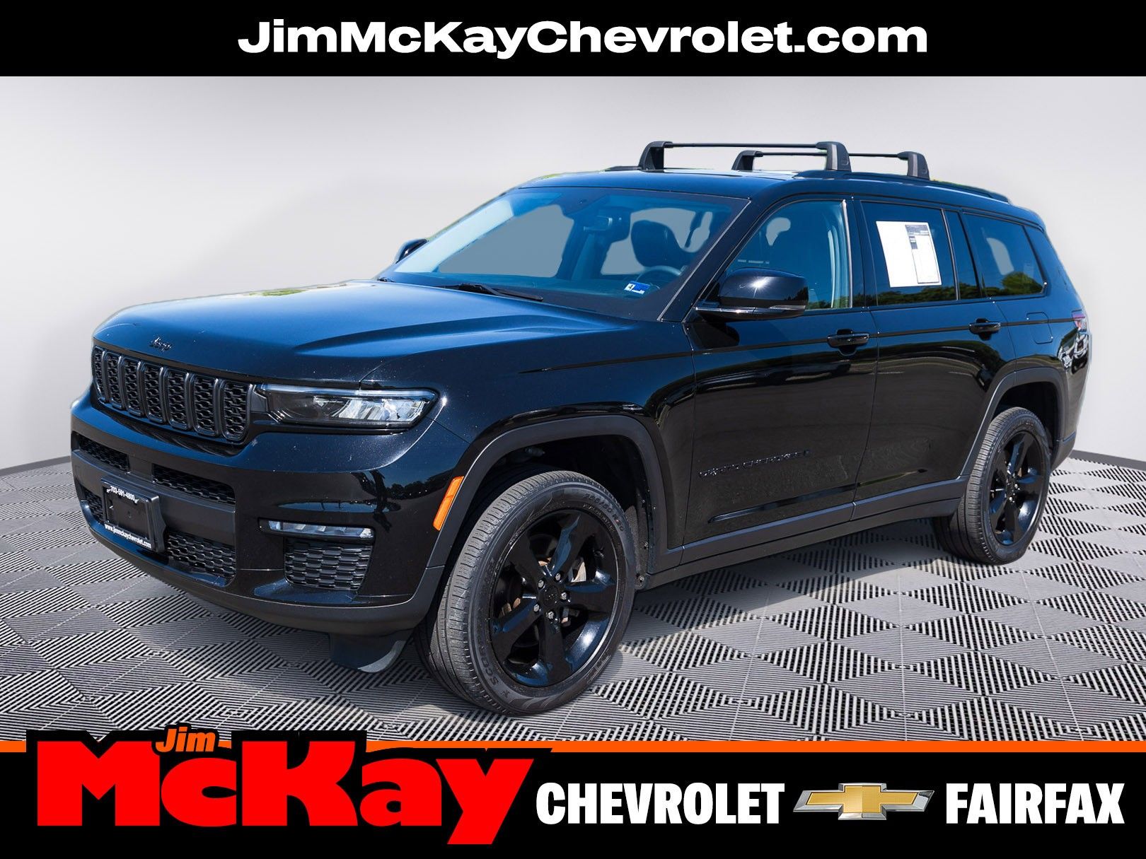Diamond Black Crystal Pearlcoat 2023 Jeep Grand Cherokee L Limited 4WD SUV / Crossover Four-Wheel Drive 8-Speed Automatic