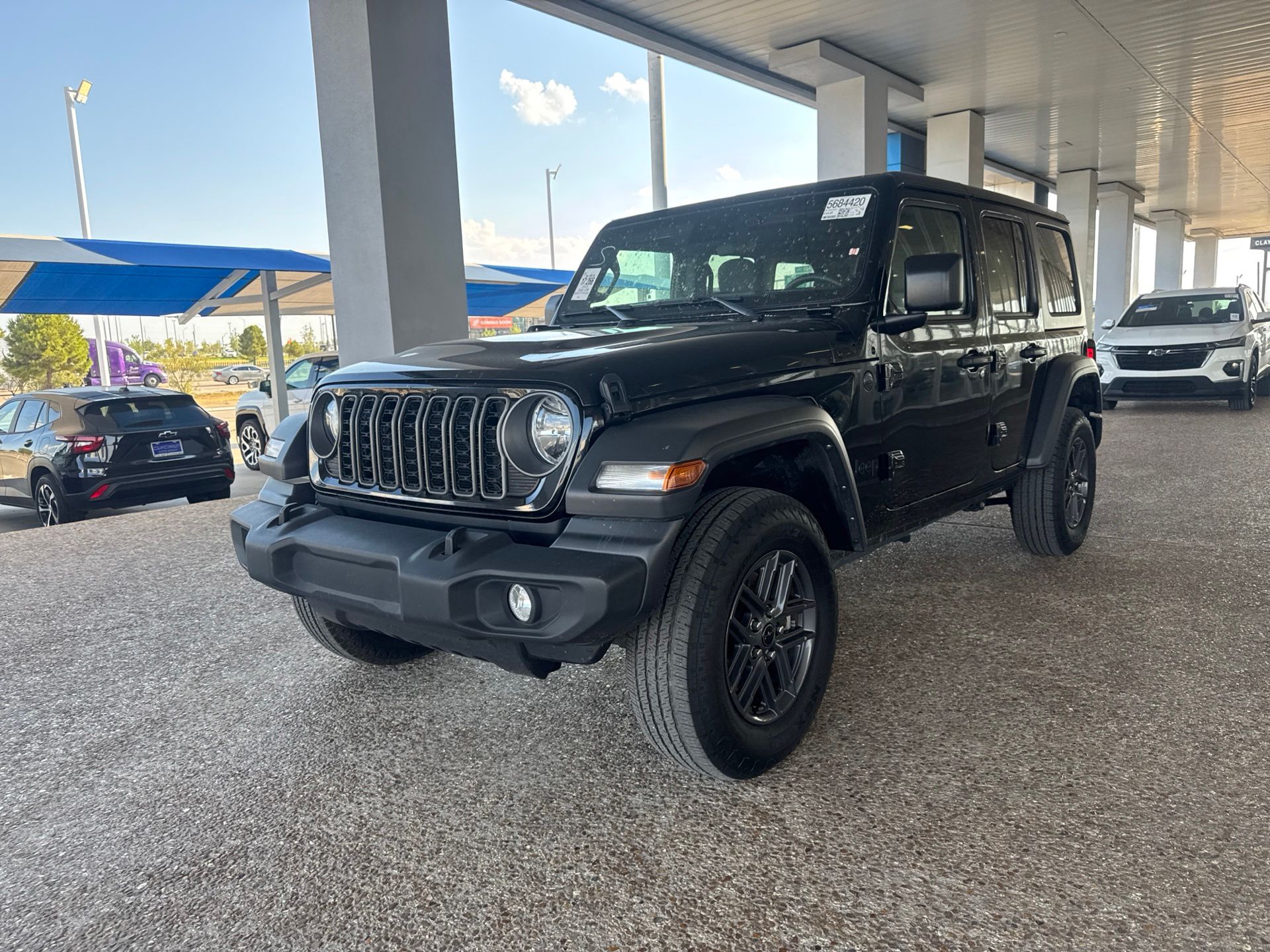 Black Clearcoat 2025 Jeep Wrangler SUV / Crossover Four-Wheel Drive 8-Speed Automatic