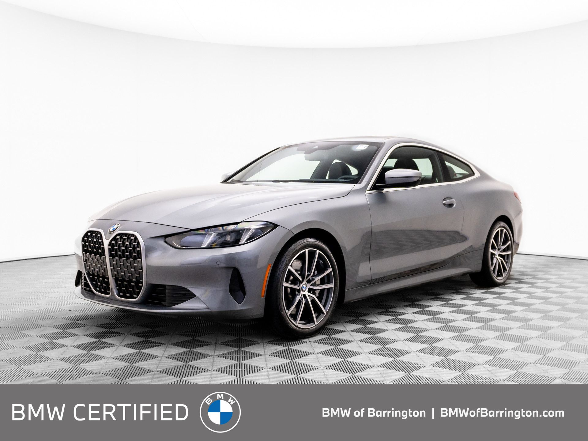 Skyscraper Gray Metallic 2026 BMW 4 Series Coupe All-Wheel Drive 8-Speed Automatic