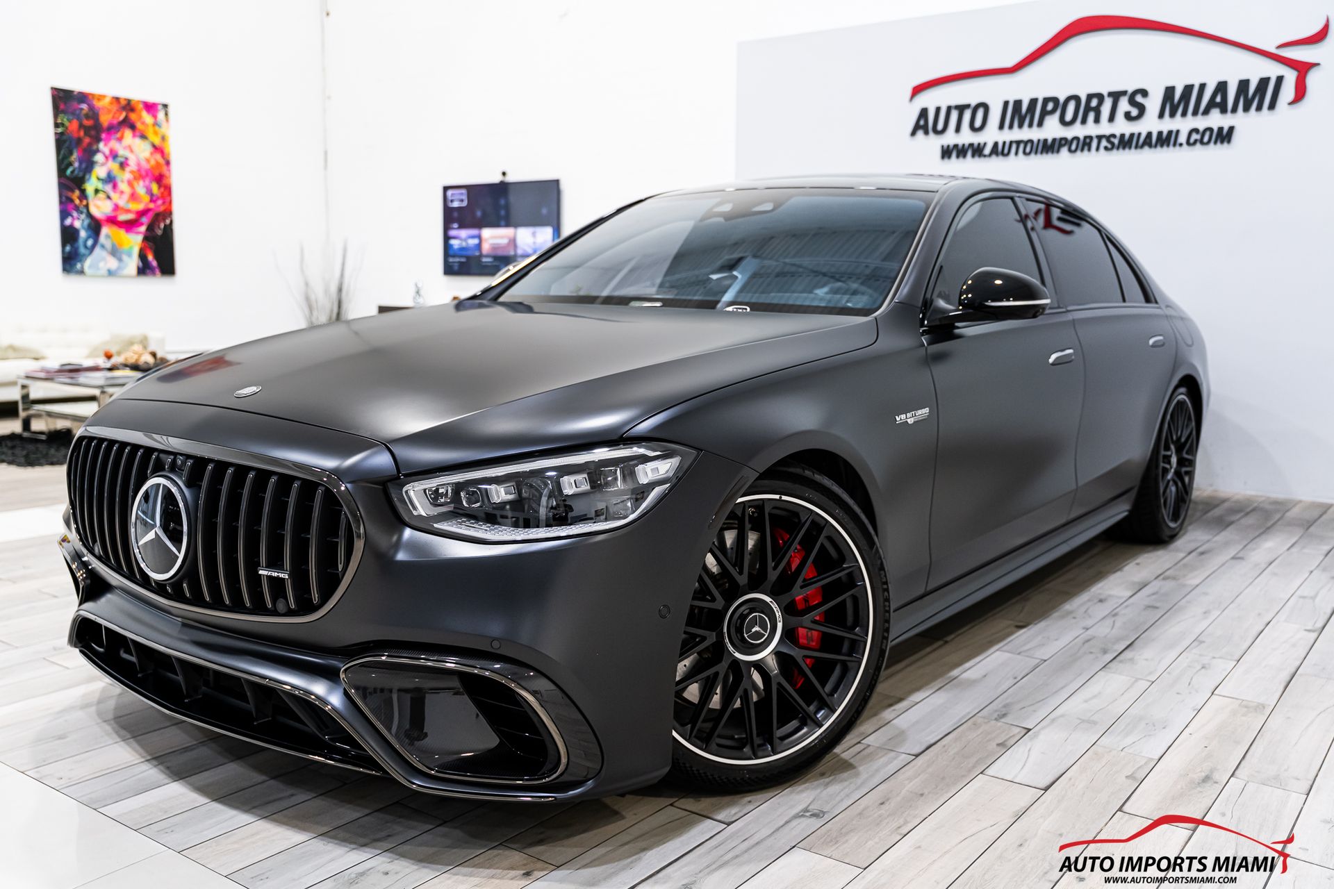 MANUFAKTUR Graphite Gray Magno 2025 Mercedes-Benz S-Class Sedan All-Wheel Drive 9-Speed Automatic