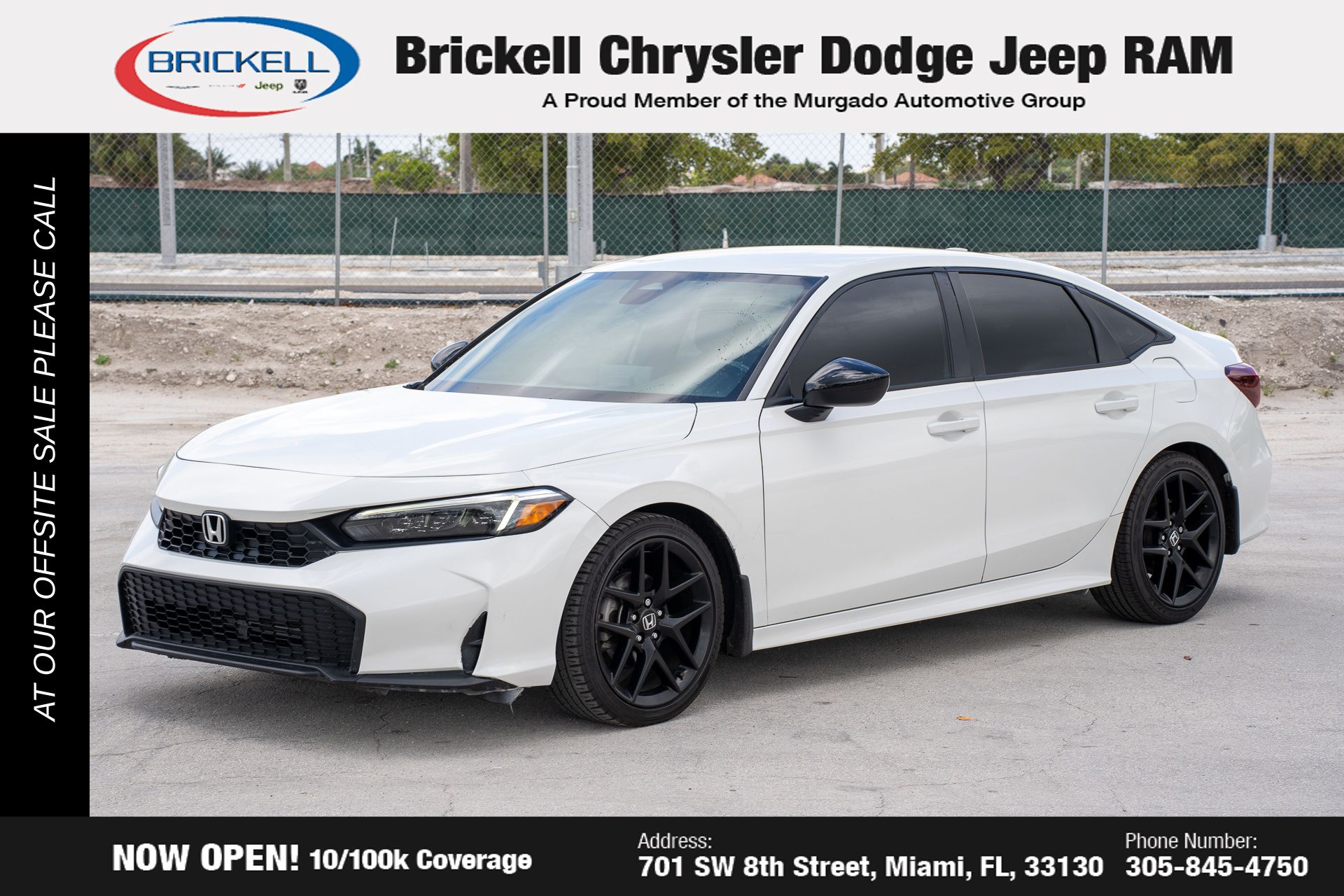 Platinum White Pearl 2025 Honda Civic Sport FWD Sedan Front-Wheel Drive Continuously Variable Transmission