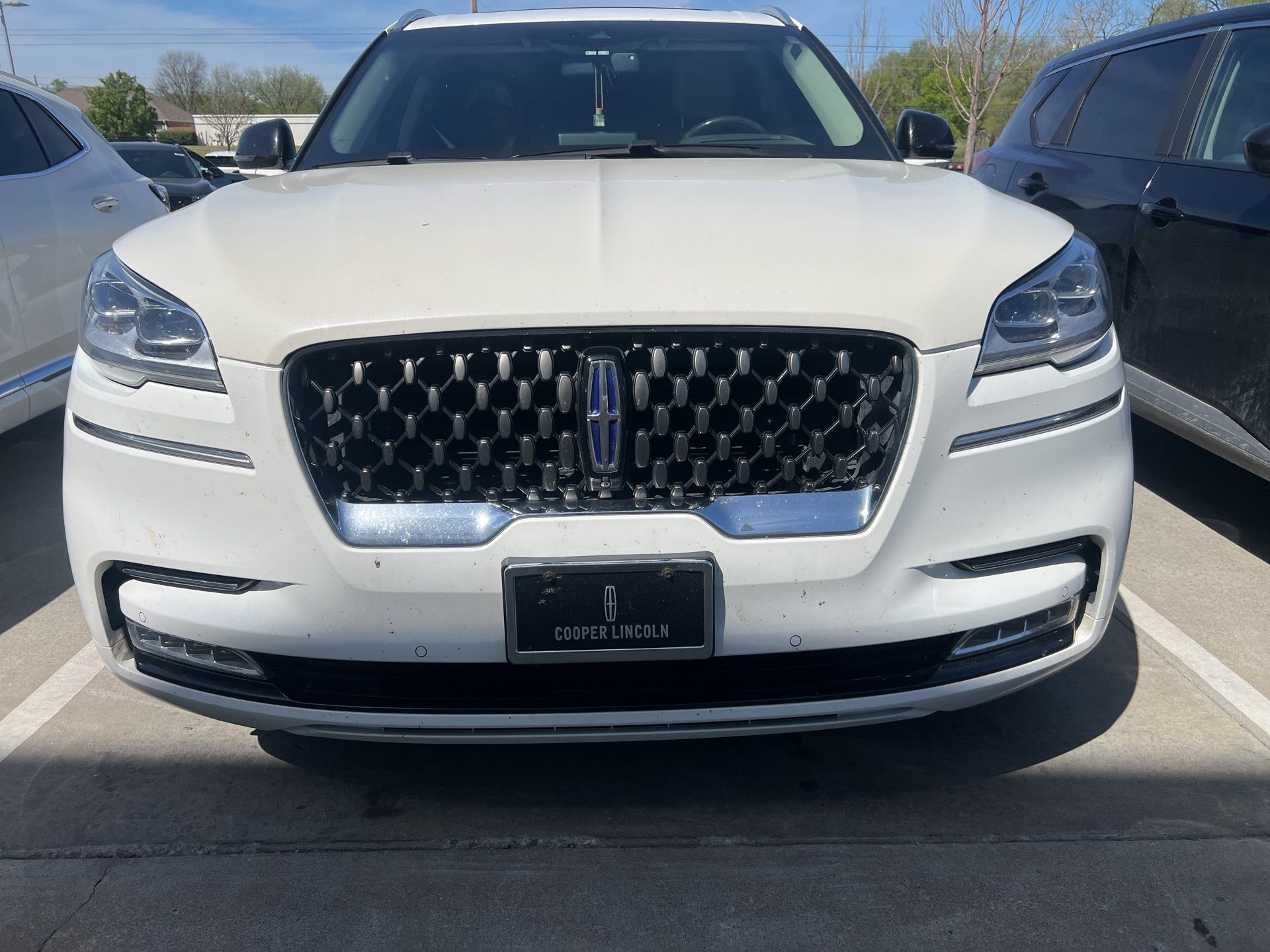 White 2020 Lincoln Aviator Grand Touring AWD SUV / Crossover All-Wheel Drive Automatic