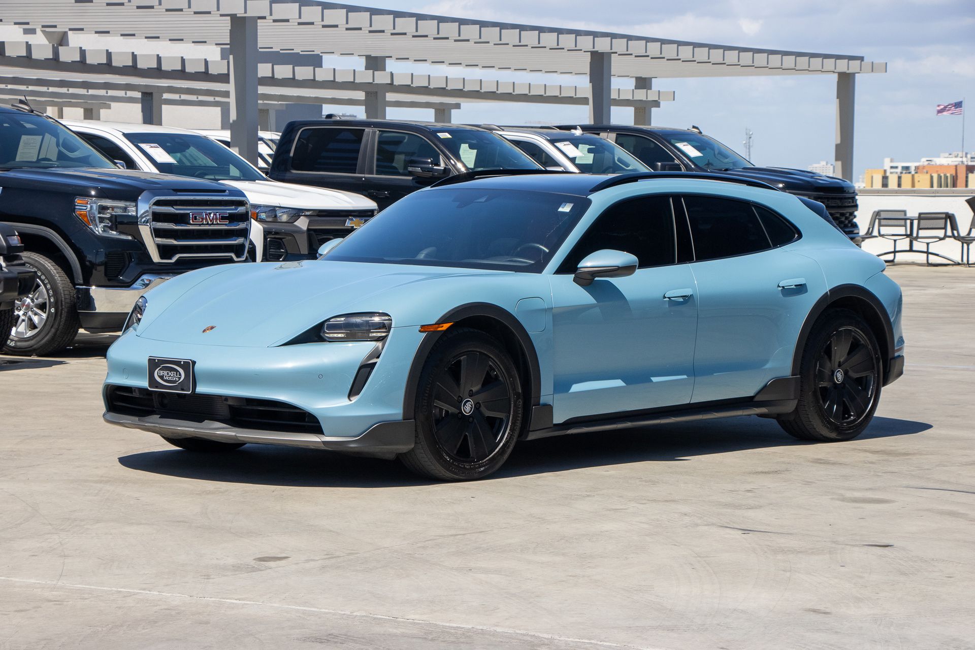 Frozen Blue Metallic 2022 Porsche Taycan 4 Cross Turismo Wagon AWD Wagon All-Wheel Drive 2-Speed Automatic