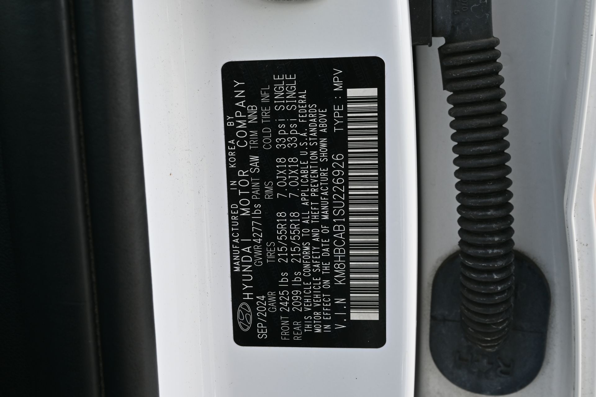 2025 Hyundai Kona SEL White at Baytown Hyundai