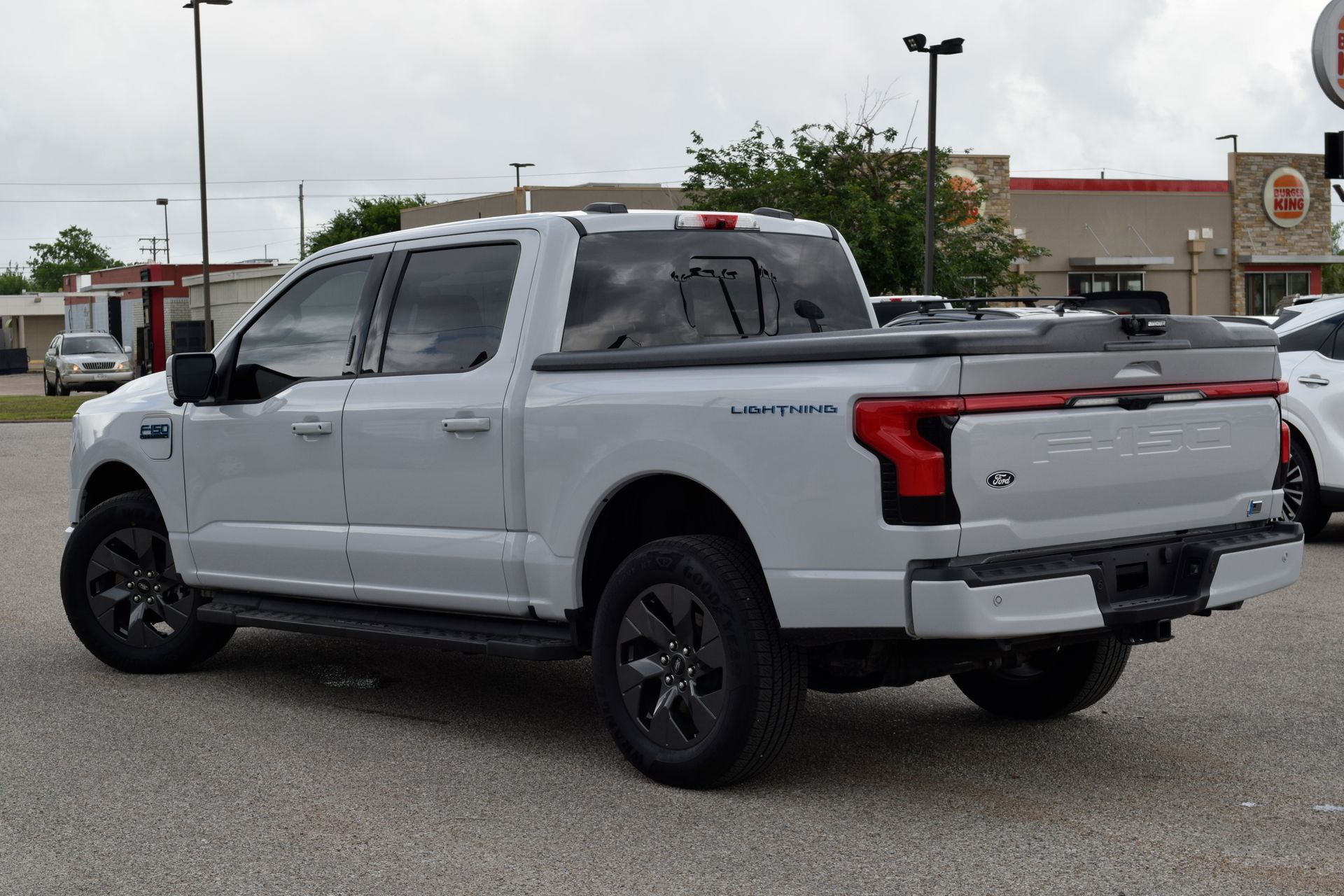 2025 Ford F-150 Lightning Lariat White at DeMontrond Ford