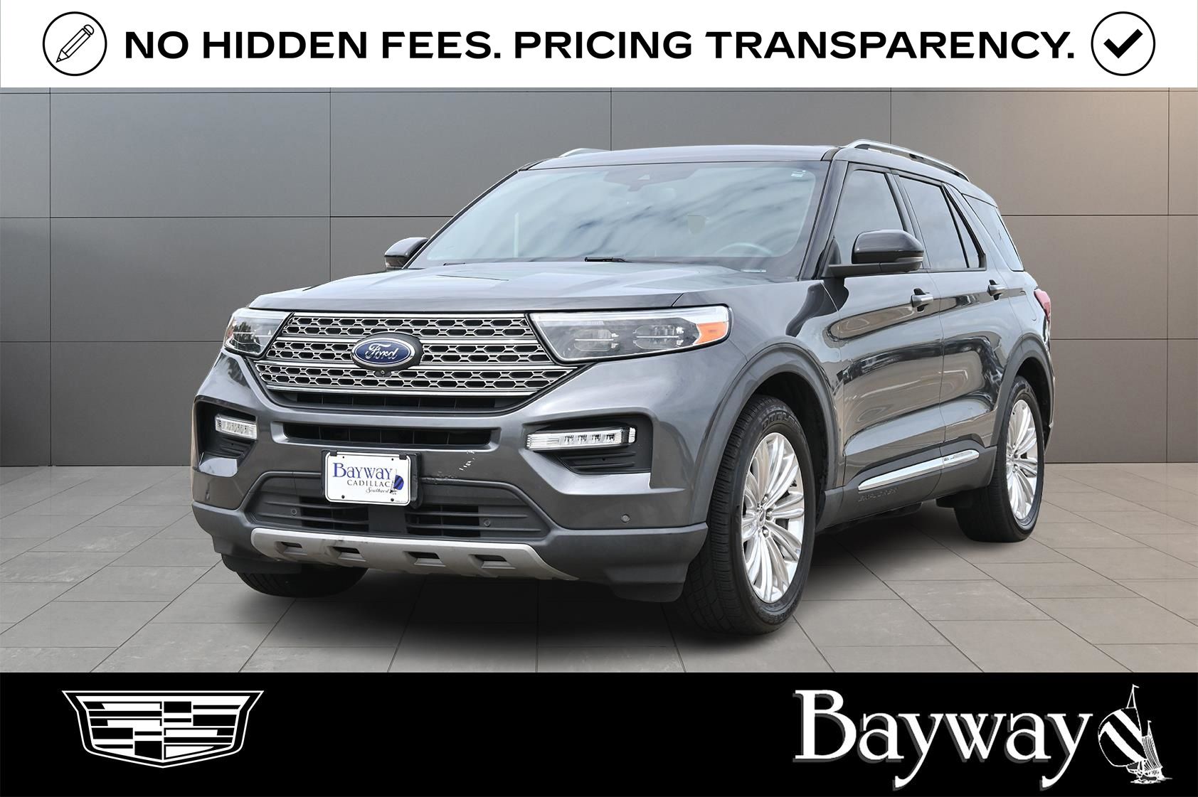 2020 Ford Explorer Limited Gray at DeMontrond Auto Country