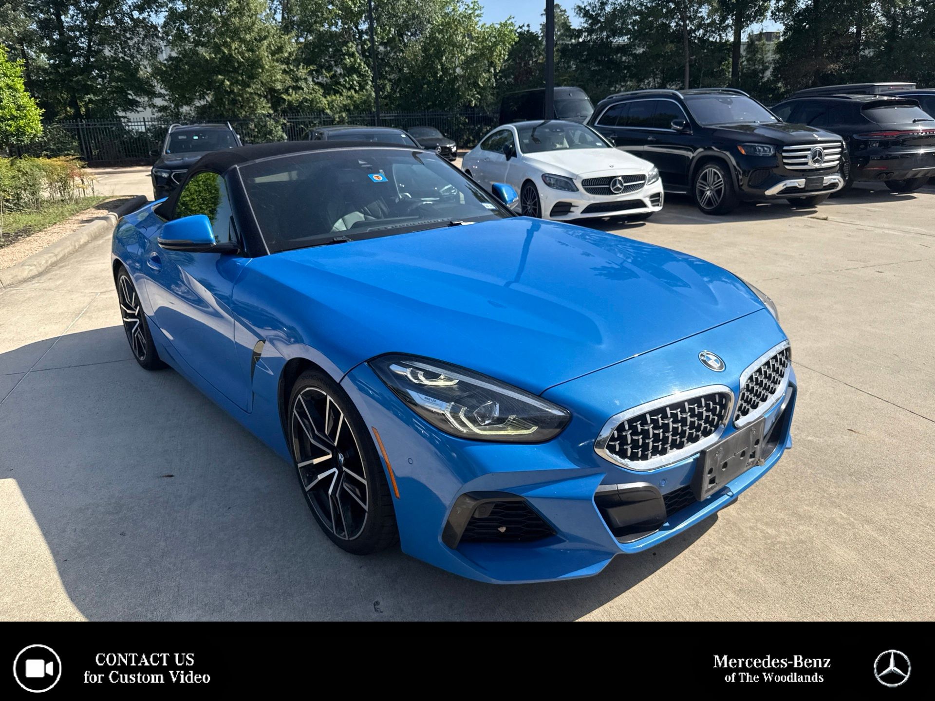 Misano Blue Metallic 2019 BMW Z4 Convertible Rear-Wheel Drive 8-Speed Automatic