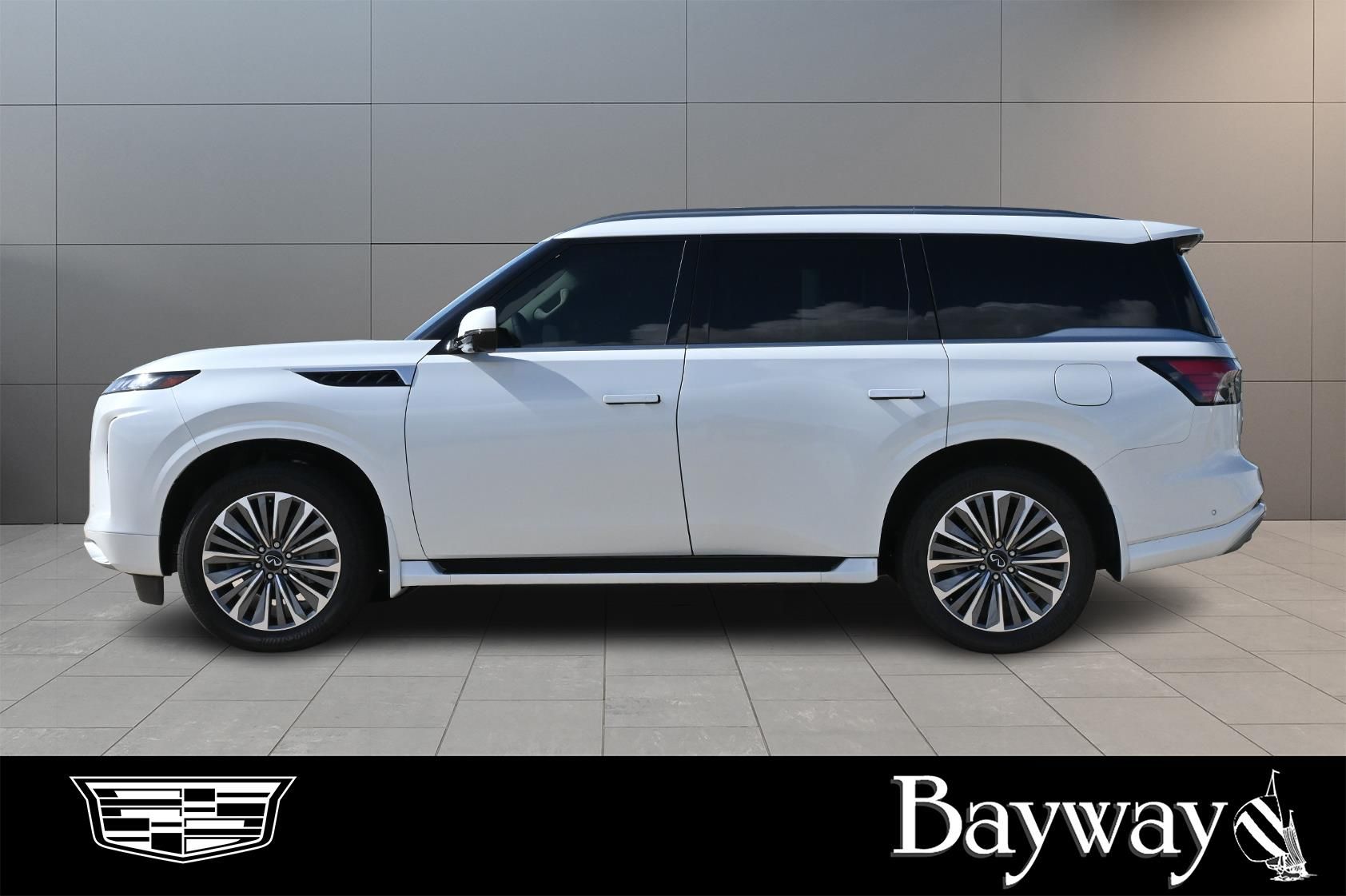 2026 INFINITI QX80 LUXE White at Genesis of Spring