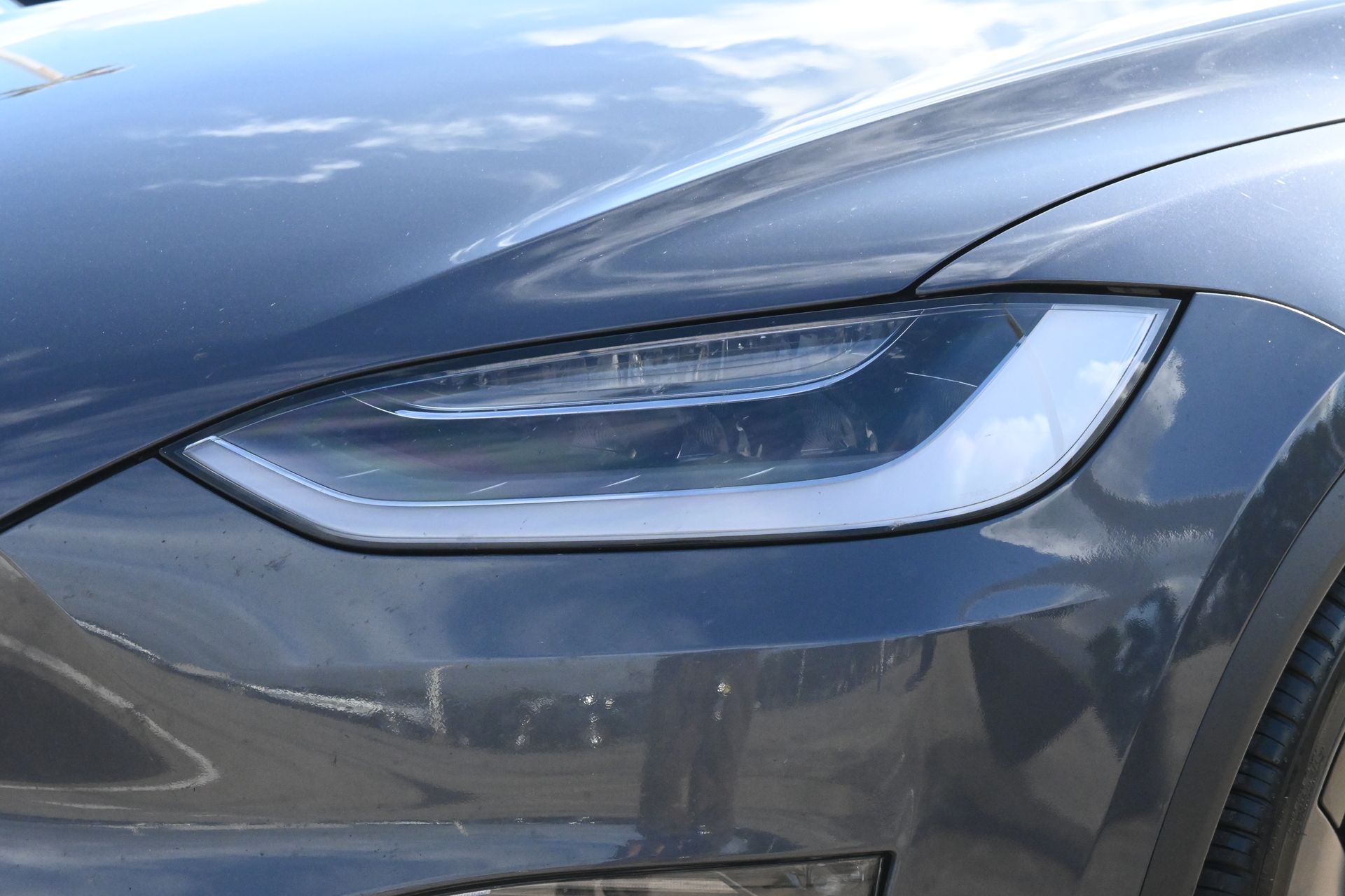 2023 Tesla Model X Standard Range Gray at DeMontrond Automotive Group