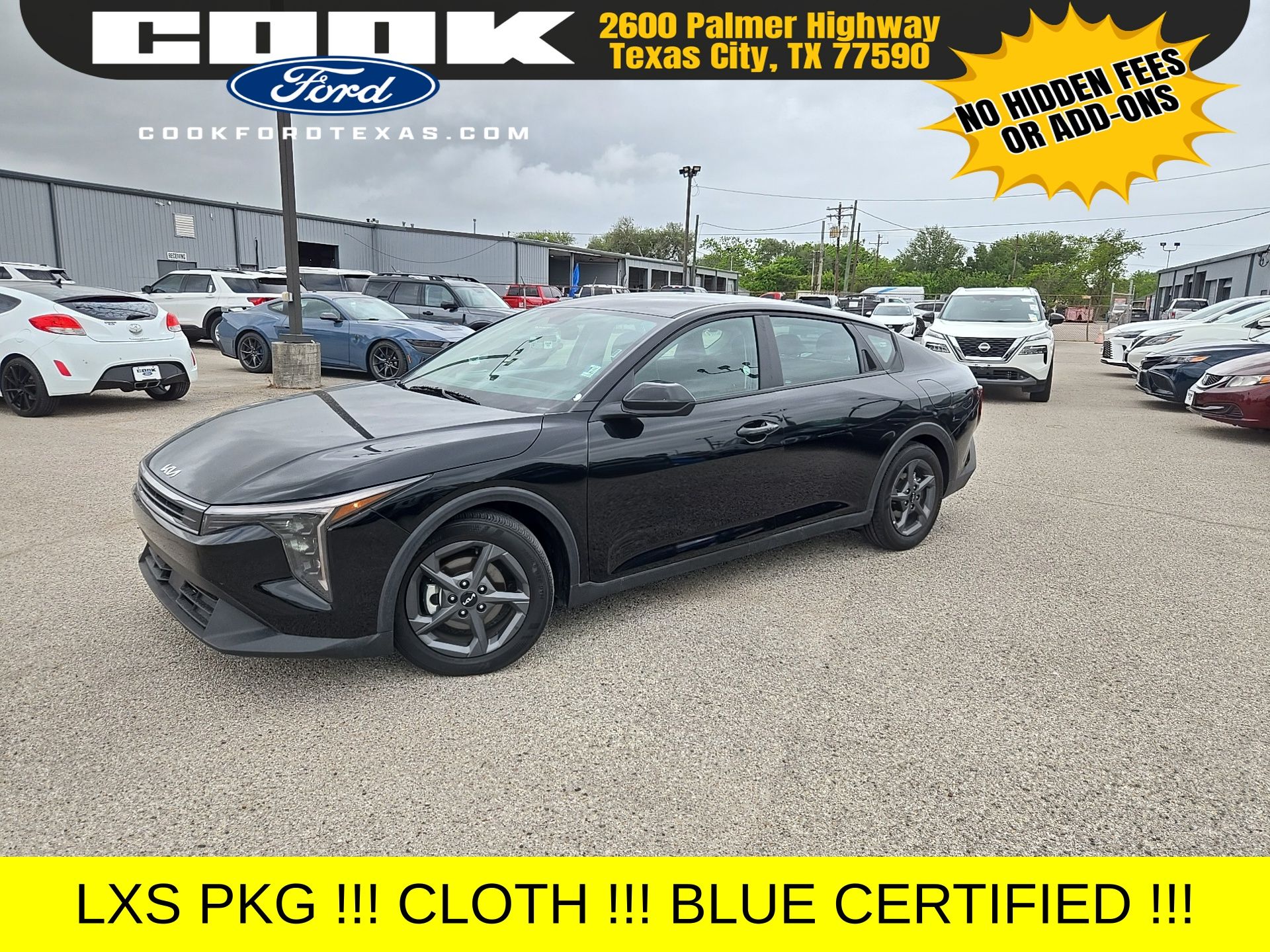 Aurora Black Pearl 2025 Kia K4 LXS FWD Sedan Front-Wheel Drive Continuously Variable Transmission