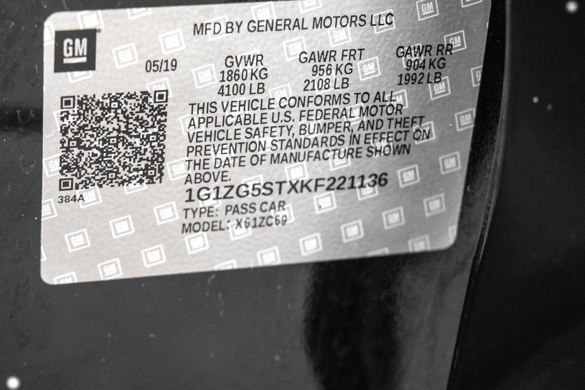 2019 CHEVROLET MALIBU - Image 43