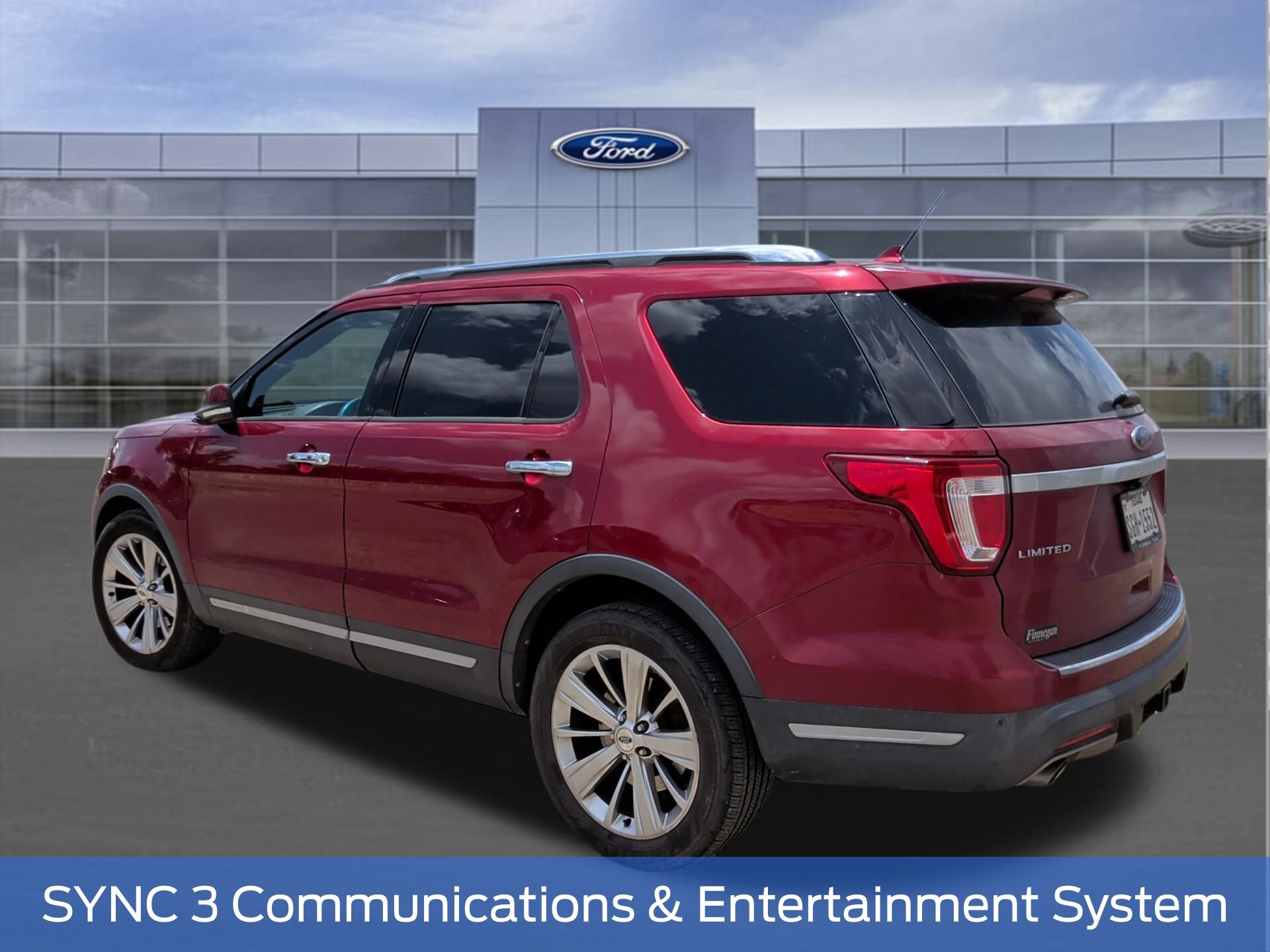 2019 Ford Explorer Limited Red at Legacy Ford