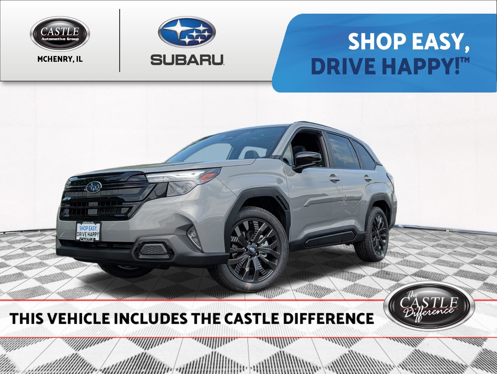 River Rock Pearl 2026 Subaru Forester SUV / Crossover All-Wheel Drive Continuously Variable Transmission