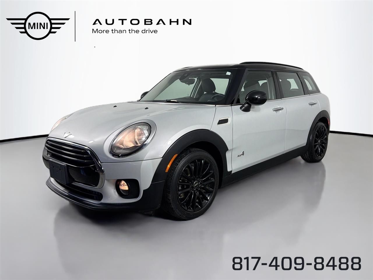 white silver 2019 MINI Cooper Clubman John Cooper Works ALL4 AWD Wagon All-Wheel Drive 8-Speed Automatic