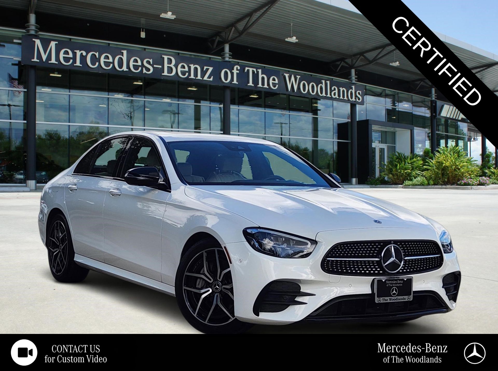 Polar White 2022 Mercedes-Benz E-Class E 350 RWD Sedan Rear-Wheel Drive 9-Speed Automatic