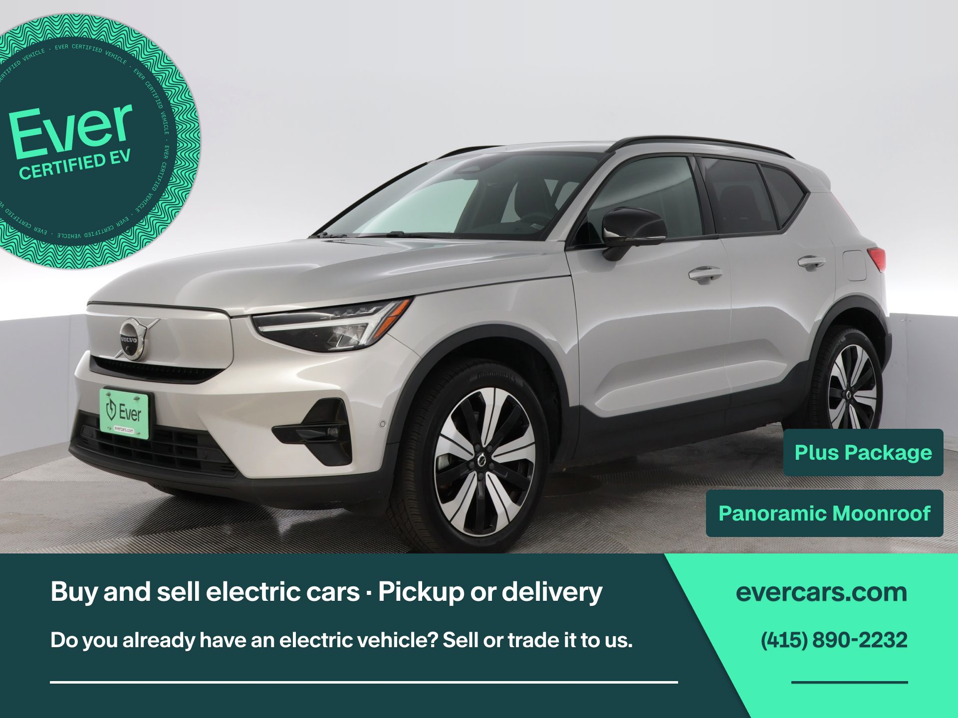 2023 Volvo XC40 Recharge Plata SUV/Crossover Tracción en las cuatro ruedas 1 velocidad Automática