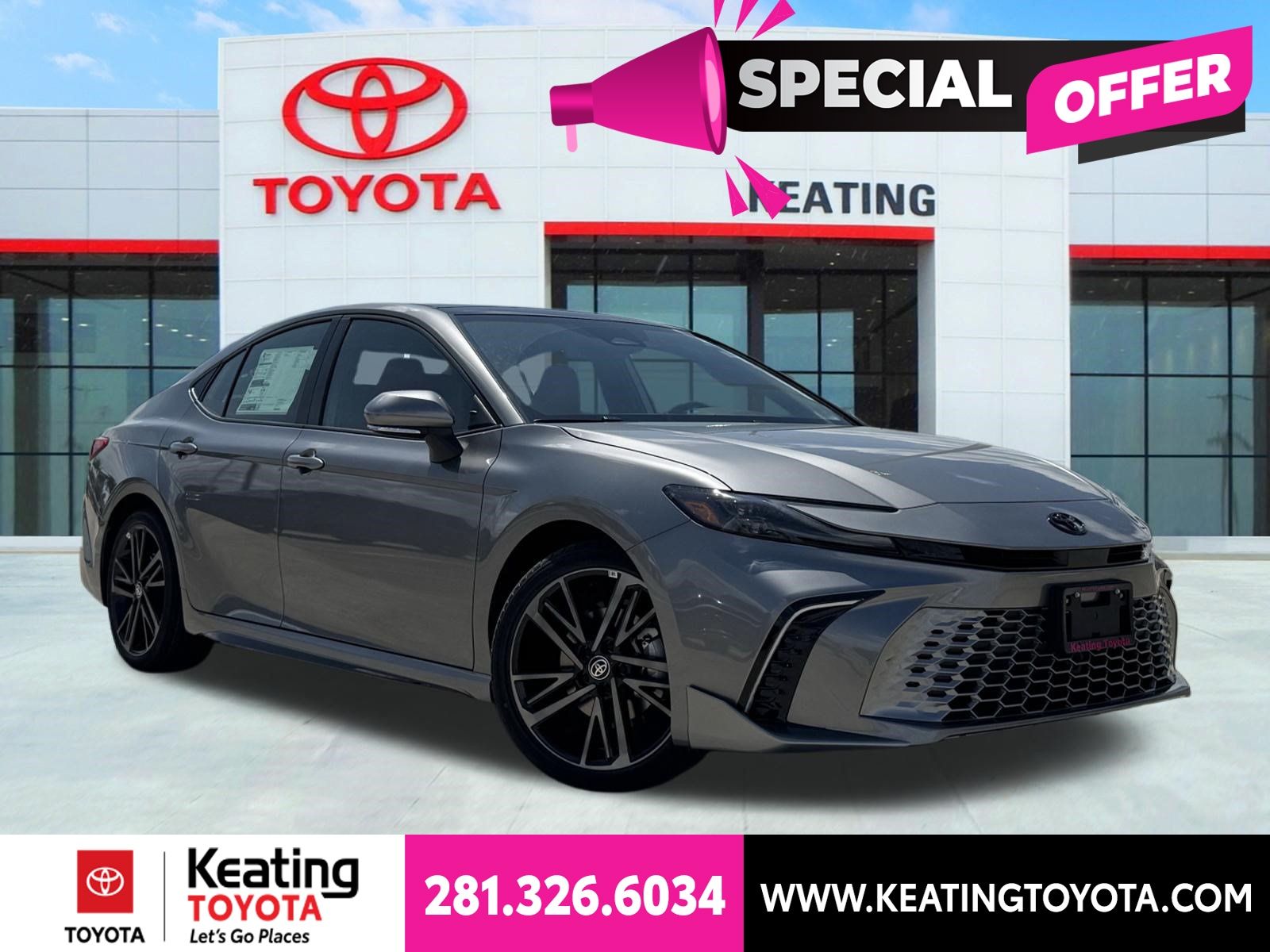 Heavy Metal 2026 Toyota Camry Sedan Front-Wheel Drive Continuously Variable Transmission