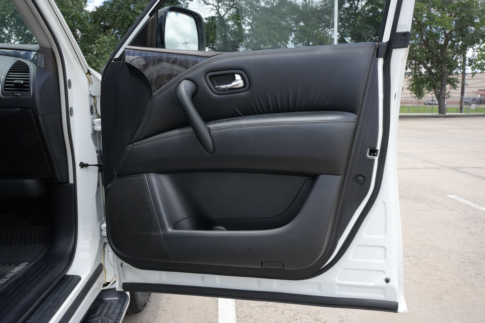 2023 Nissan Armada Platinum White at DeMontrond Ford