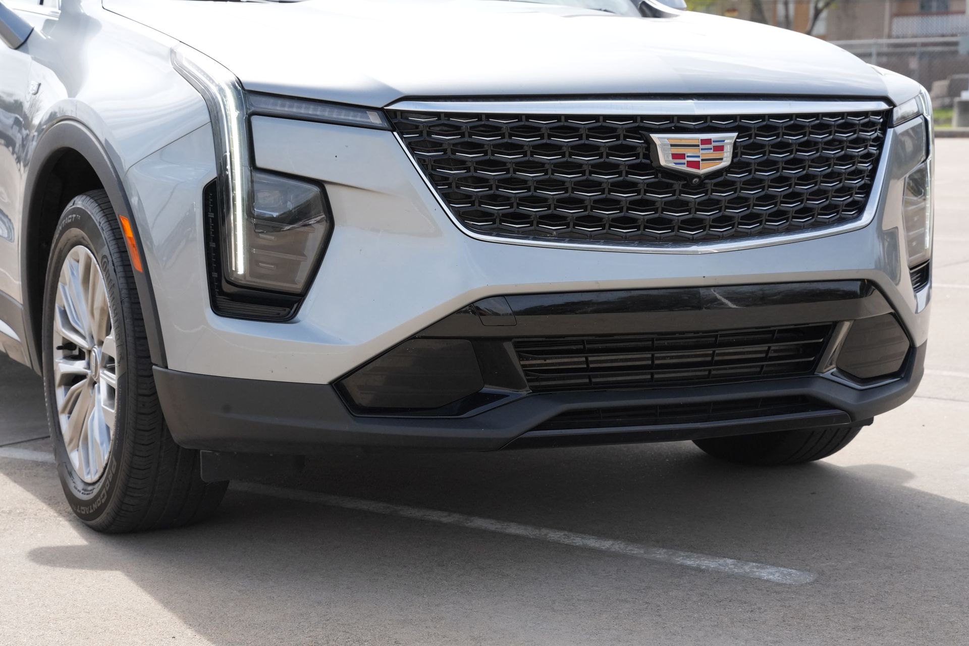 2025 Cadillac XT4 Premium Luxury Silver at Tom Peacock Cadillac