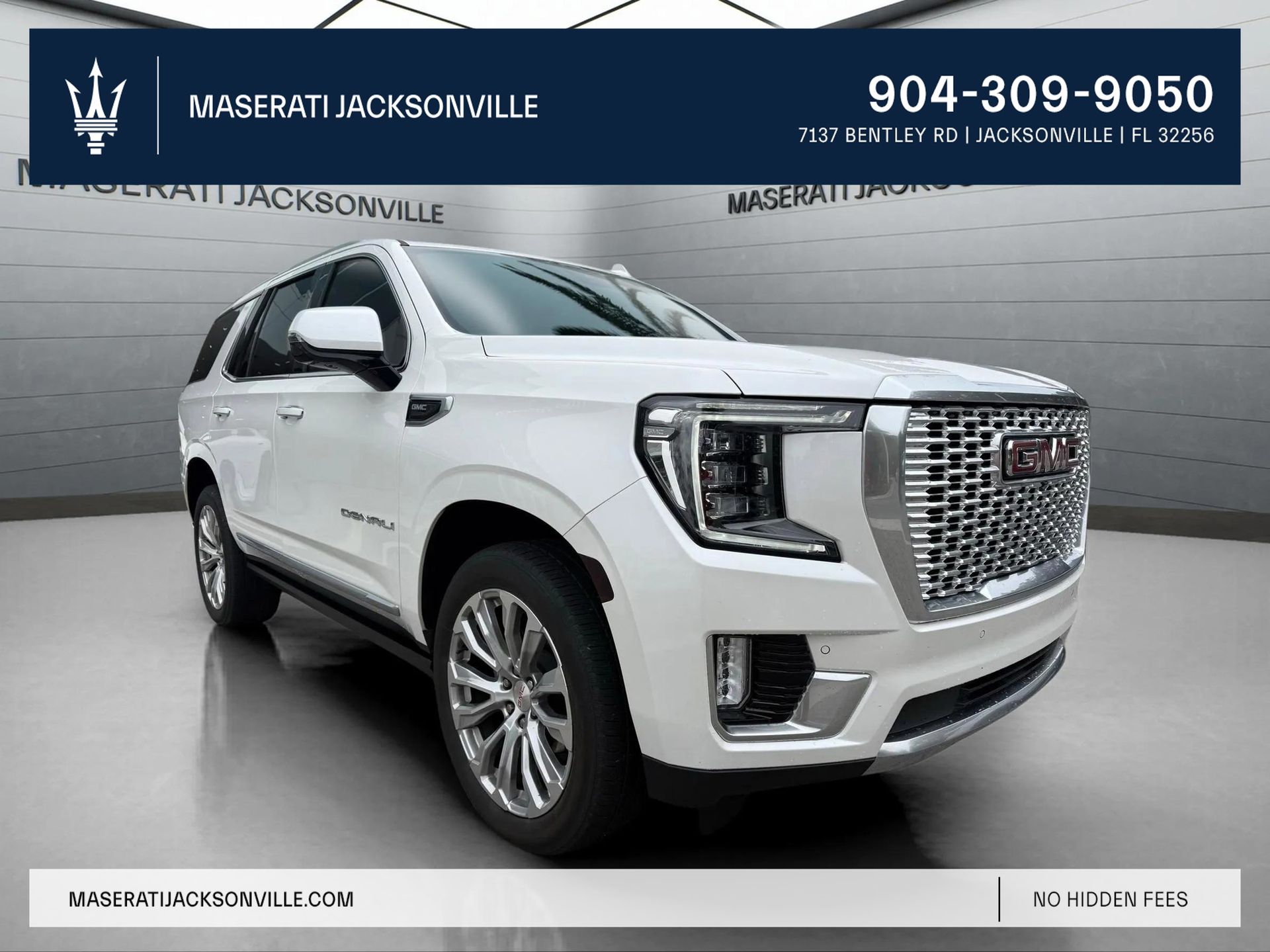White Frost Tricoat 2024 GMC Yukon Denali 4WD SUV / Crossover Four-Wheel Drive