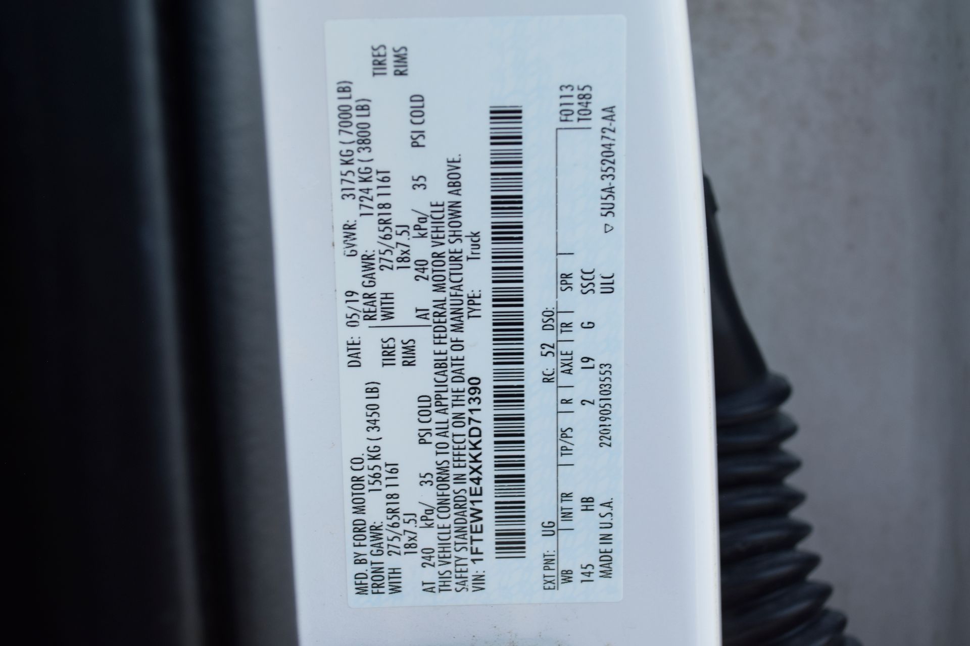 2019 Ford F-150 Lariat White at EAG Ford Navasota