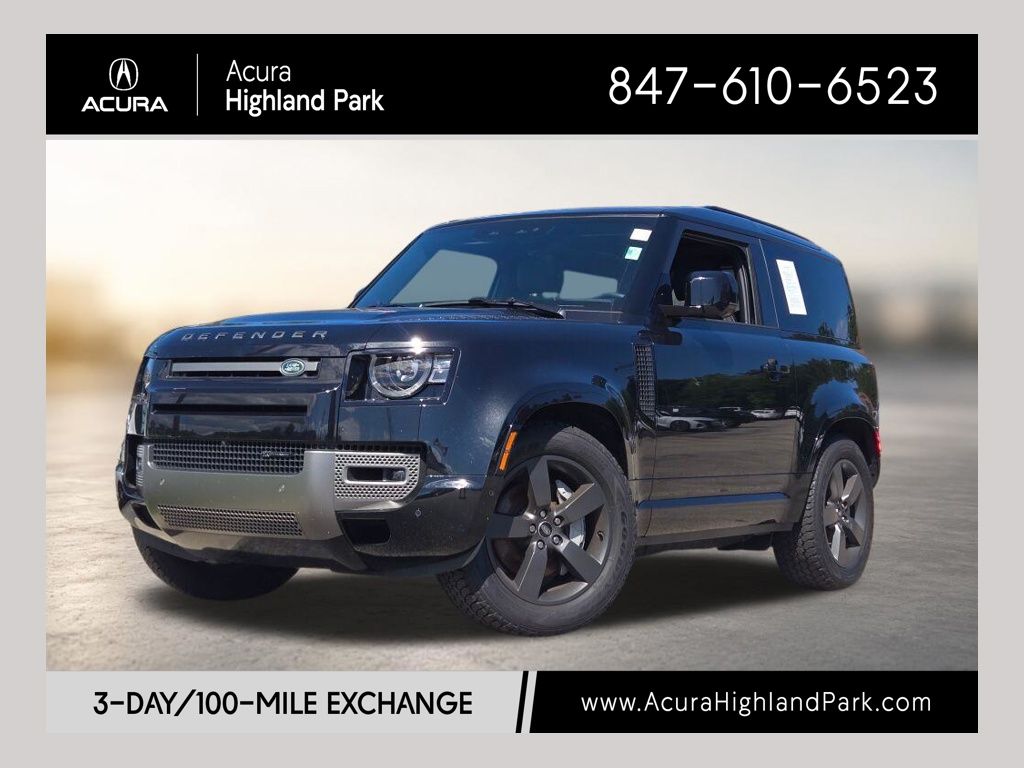 Santorini Black Metallic 2023 Land Rover Defender SUV / Crossover All-Wheel Drive 8-Speed Automatic